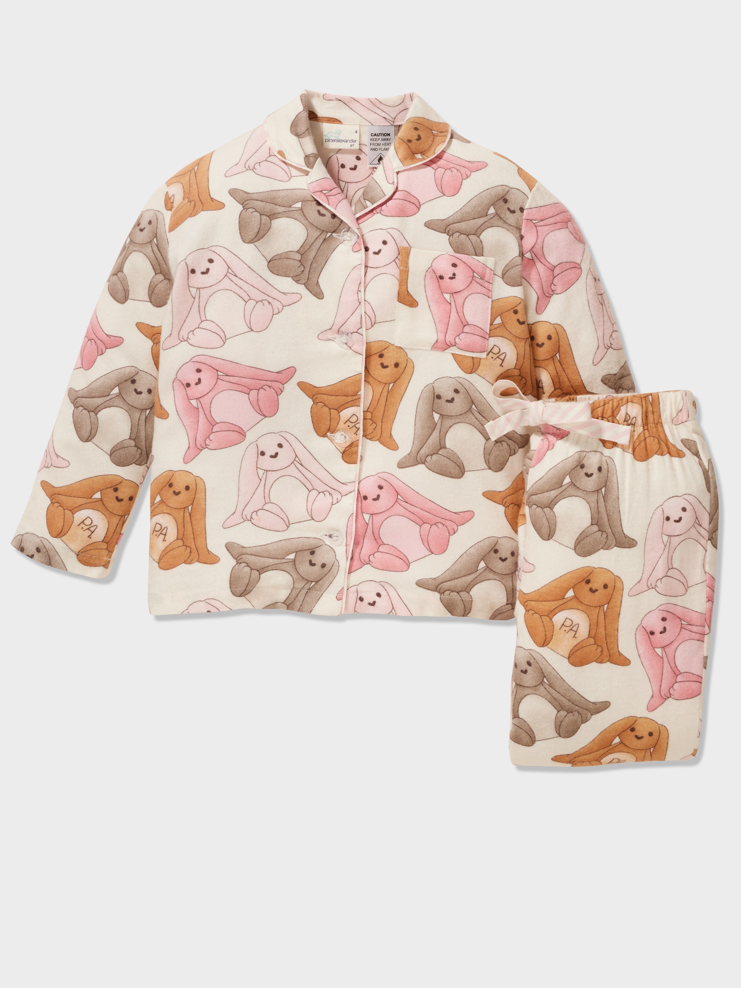 Jnr Girls Floppy Bunny Pj Set Multi Peter Alexander Online