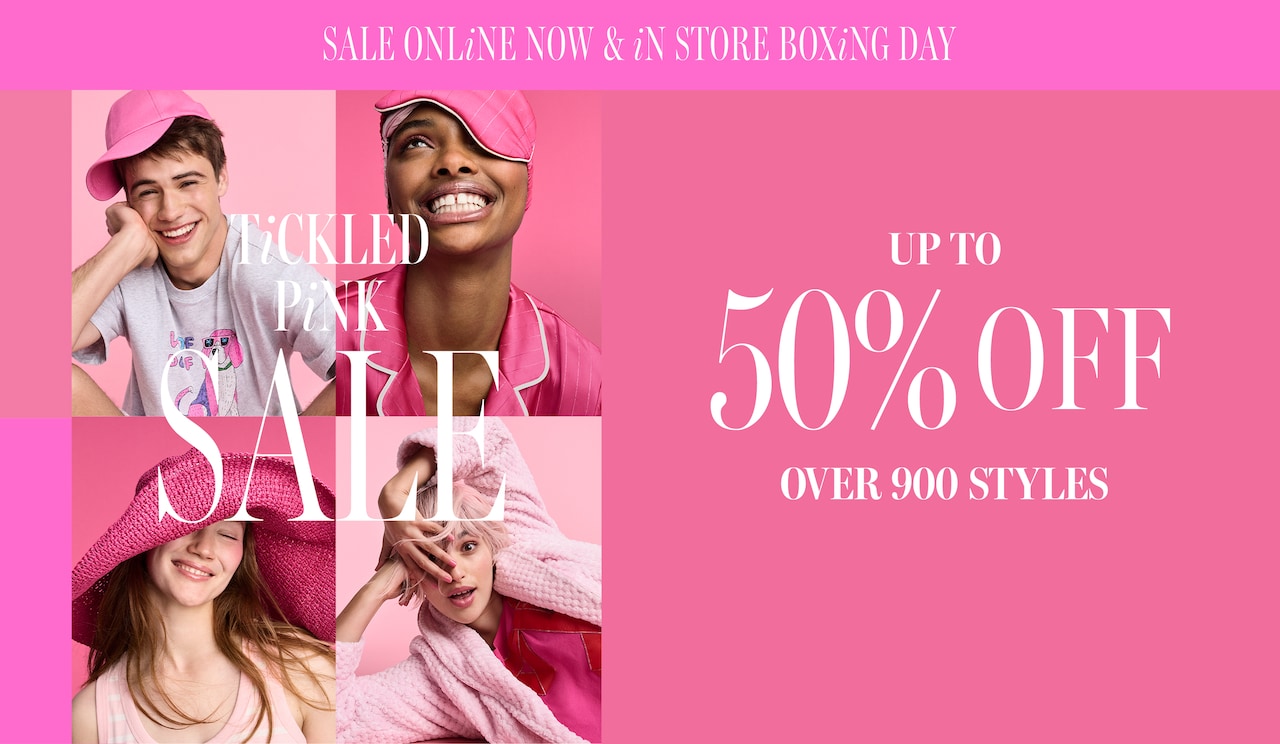 Tickled Pink Sale - Up to 50% Off Over 900 Styles