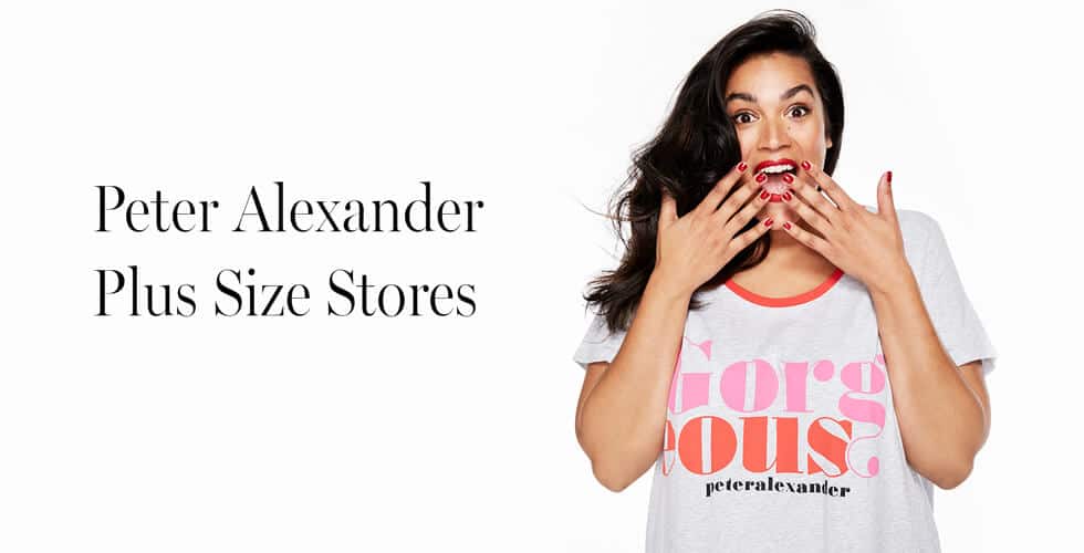 Peter Alexander Plus Size Stores