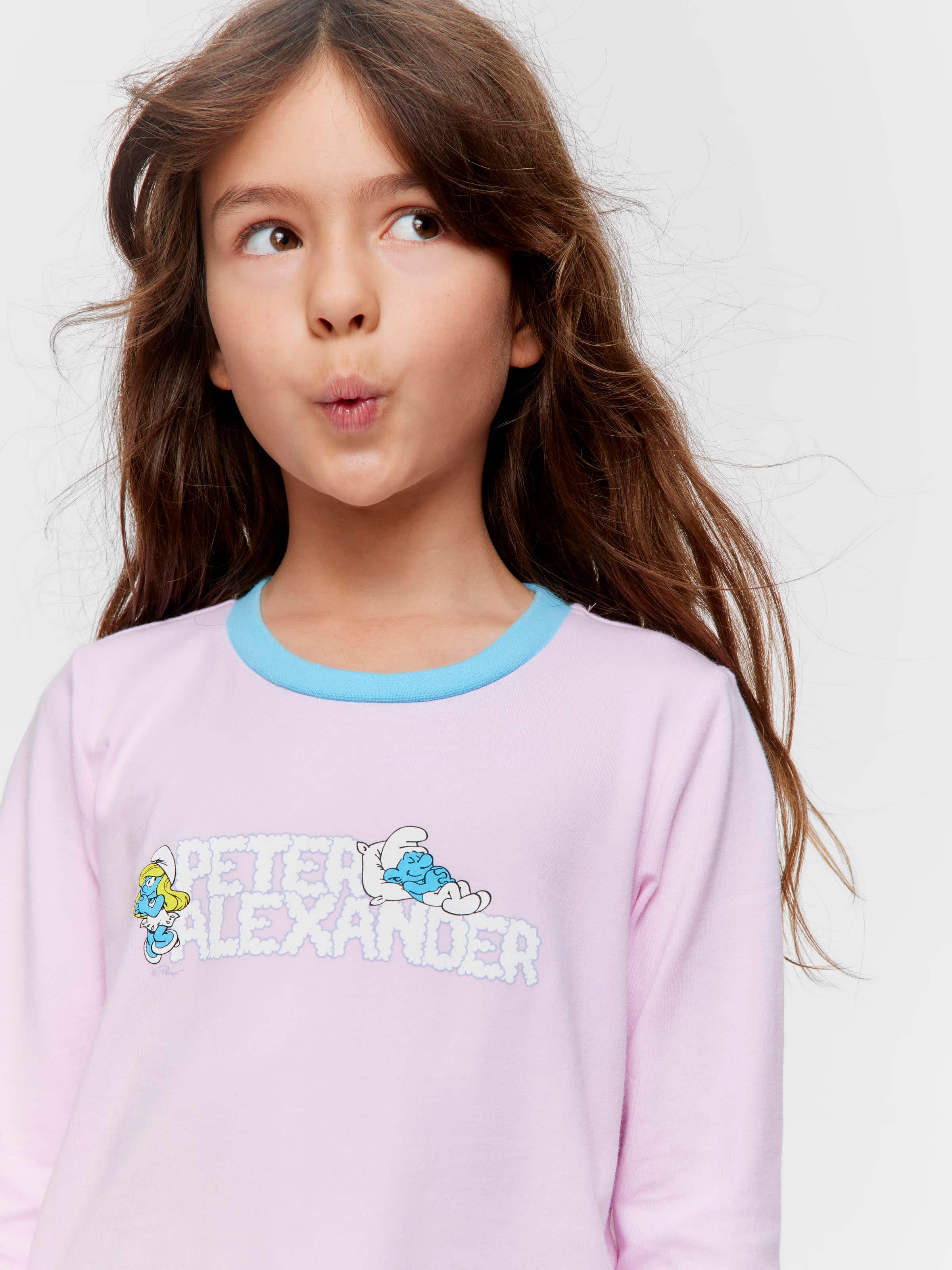 Jnr Girls Smurfette Pj Set