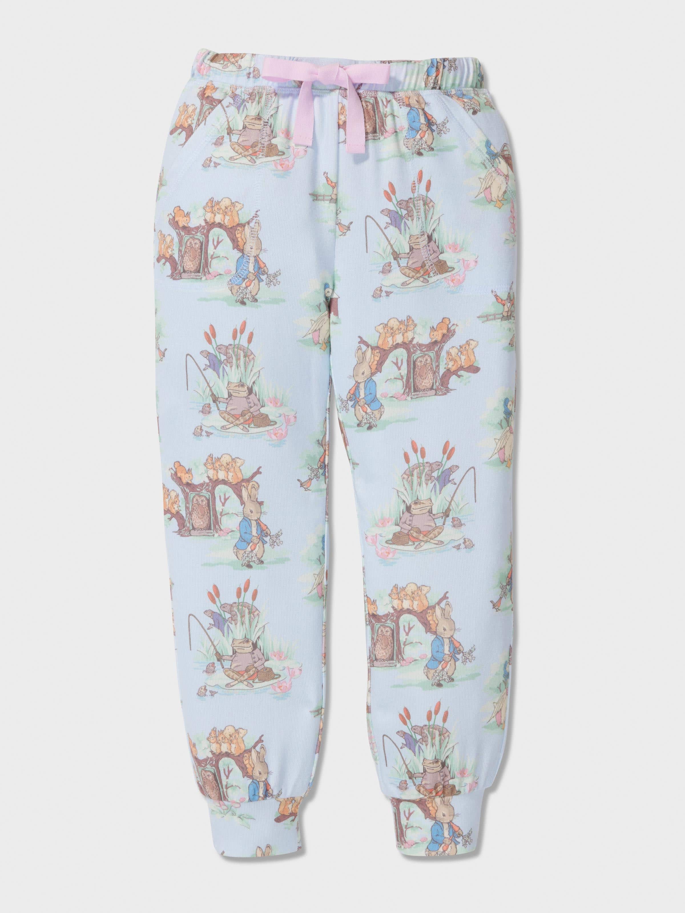 Jnr Girls Peter Rabbit Plush Pj Set