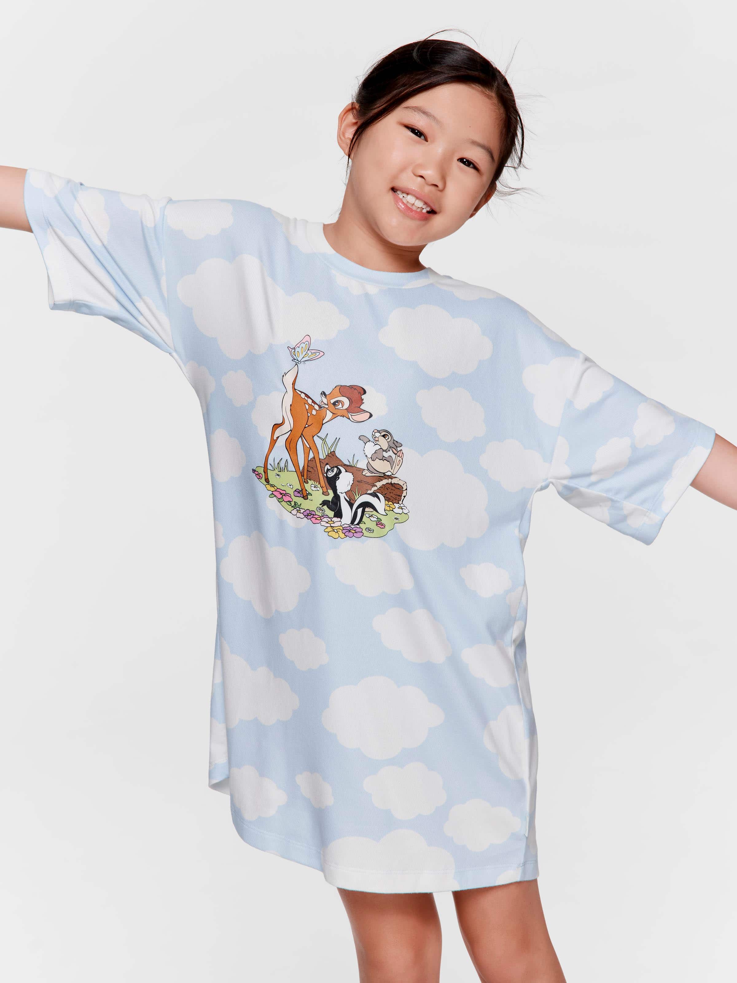 Girls Bambi Print Nightie