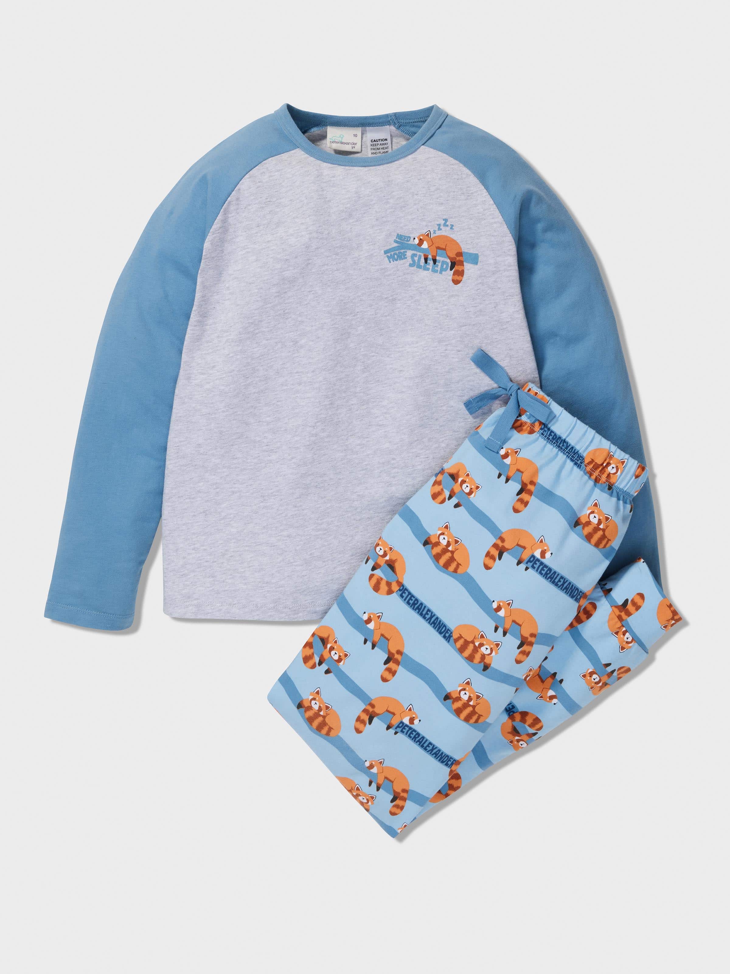 Boys Red Panda Pj Set