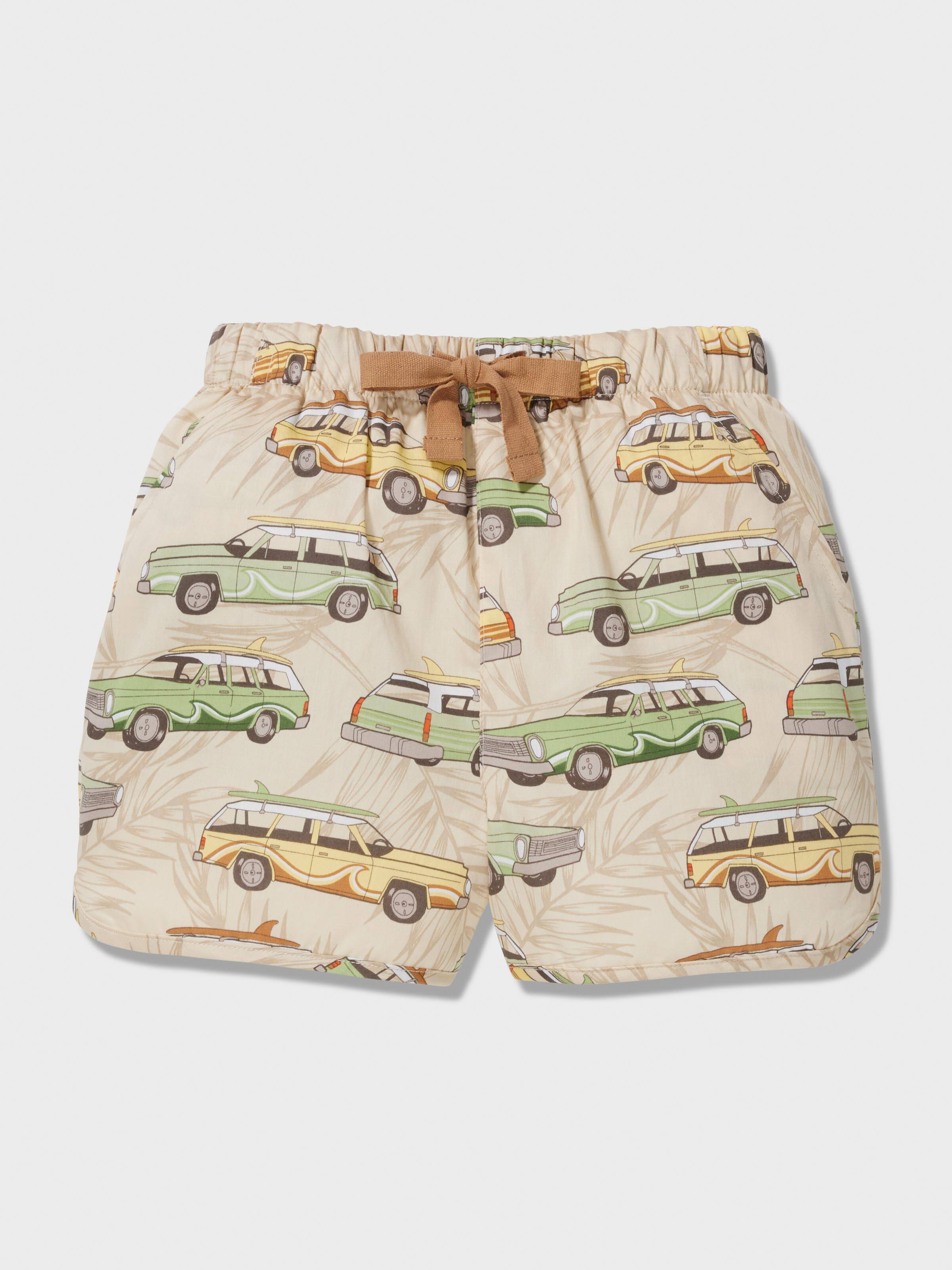 Jnr Boys Retro Cars Pj Set