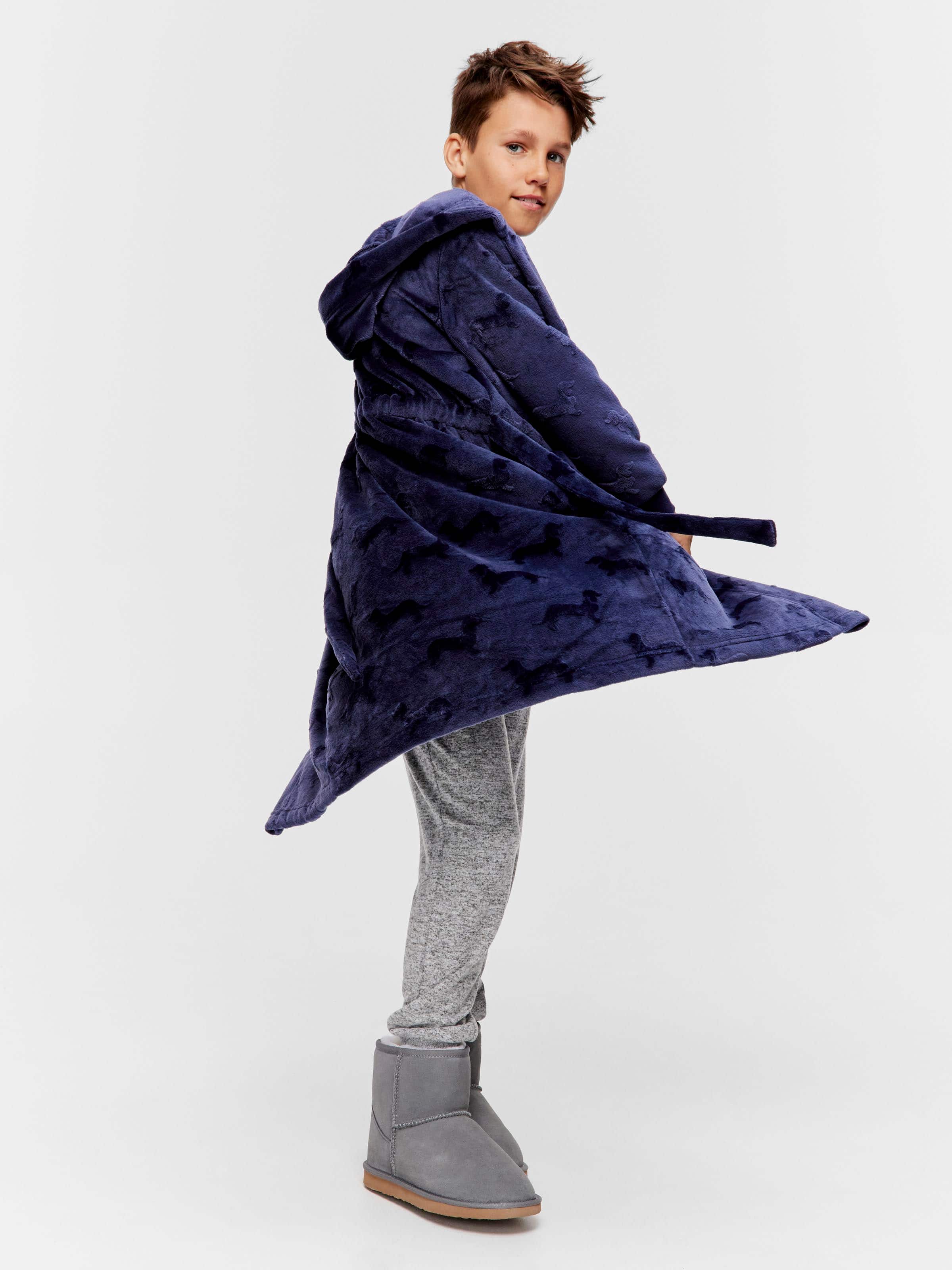 Kids Navy Penny Gown