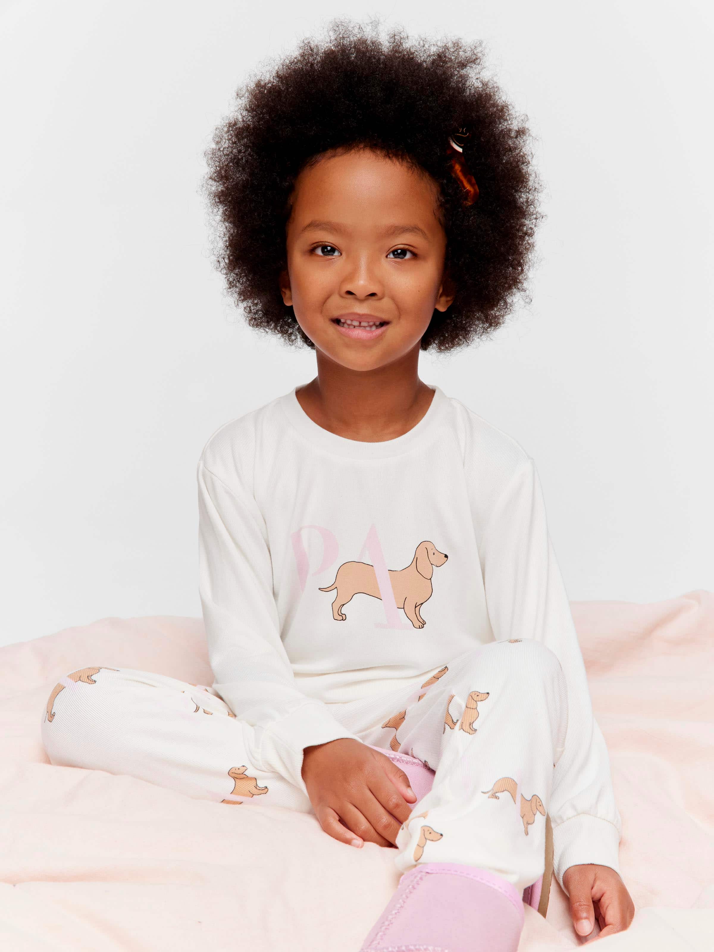 Jnr Girls Penny Plush Pj Set