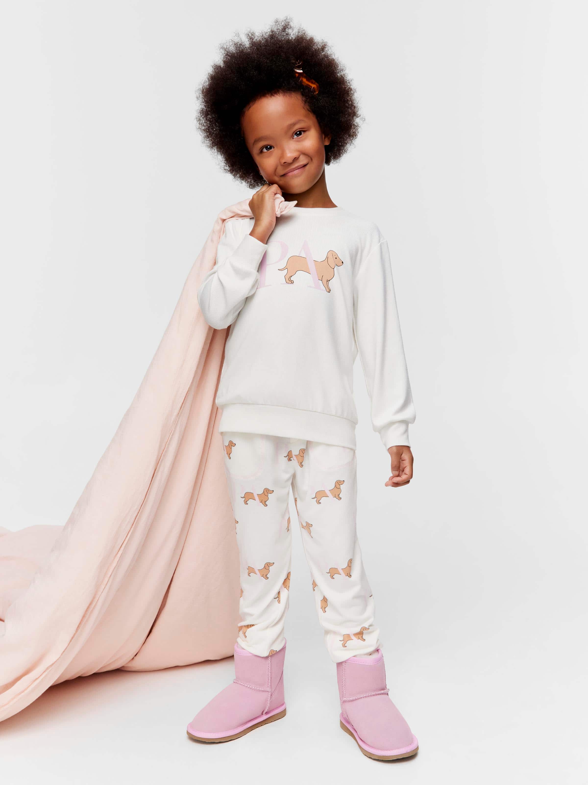 Jnr Girls Penny Plush Pj Set