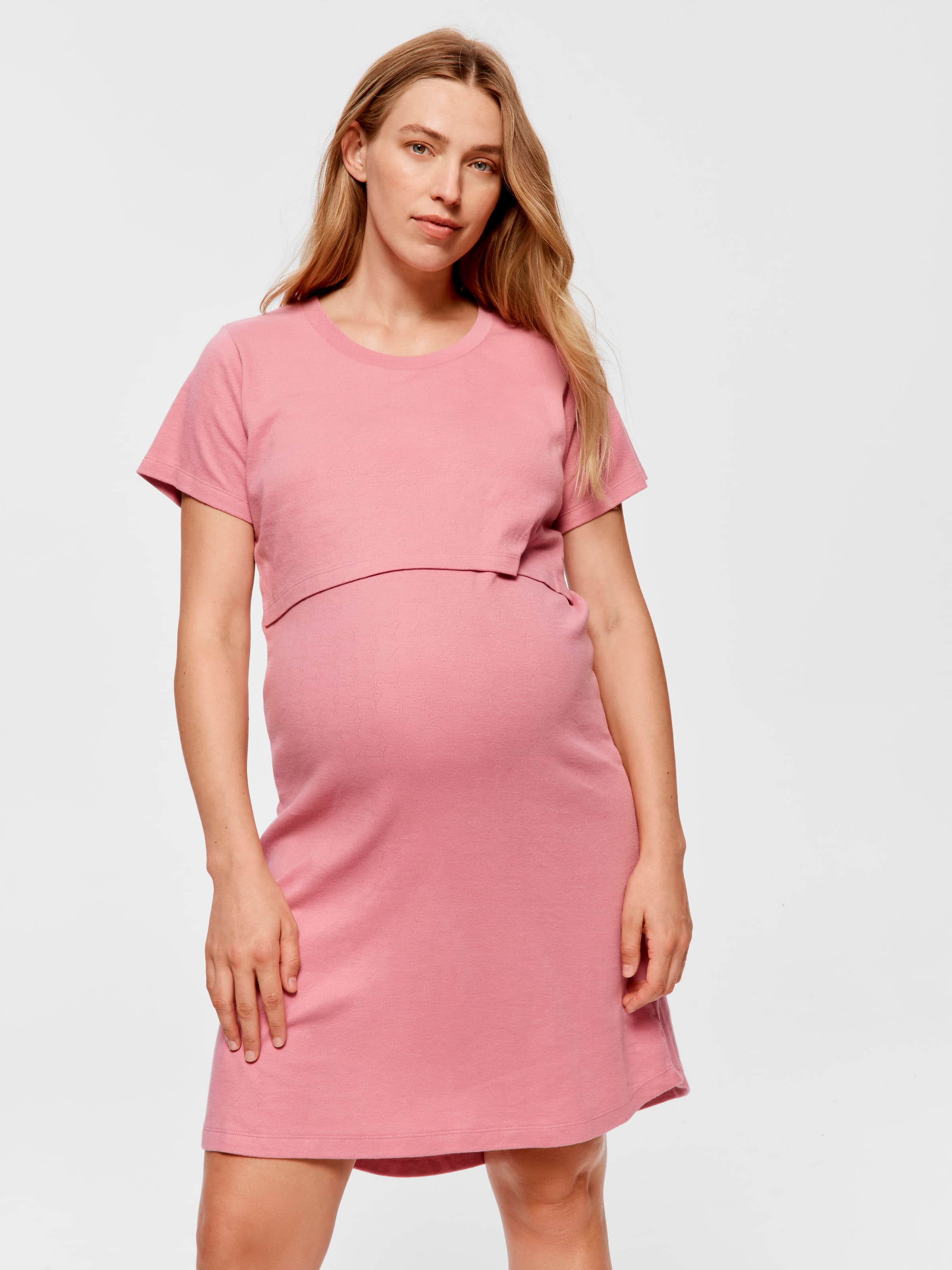 Maternity Pointelle Short Sleeve Nightie
