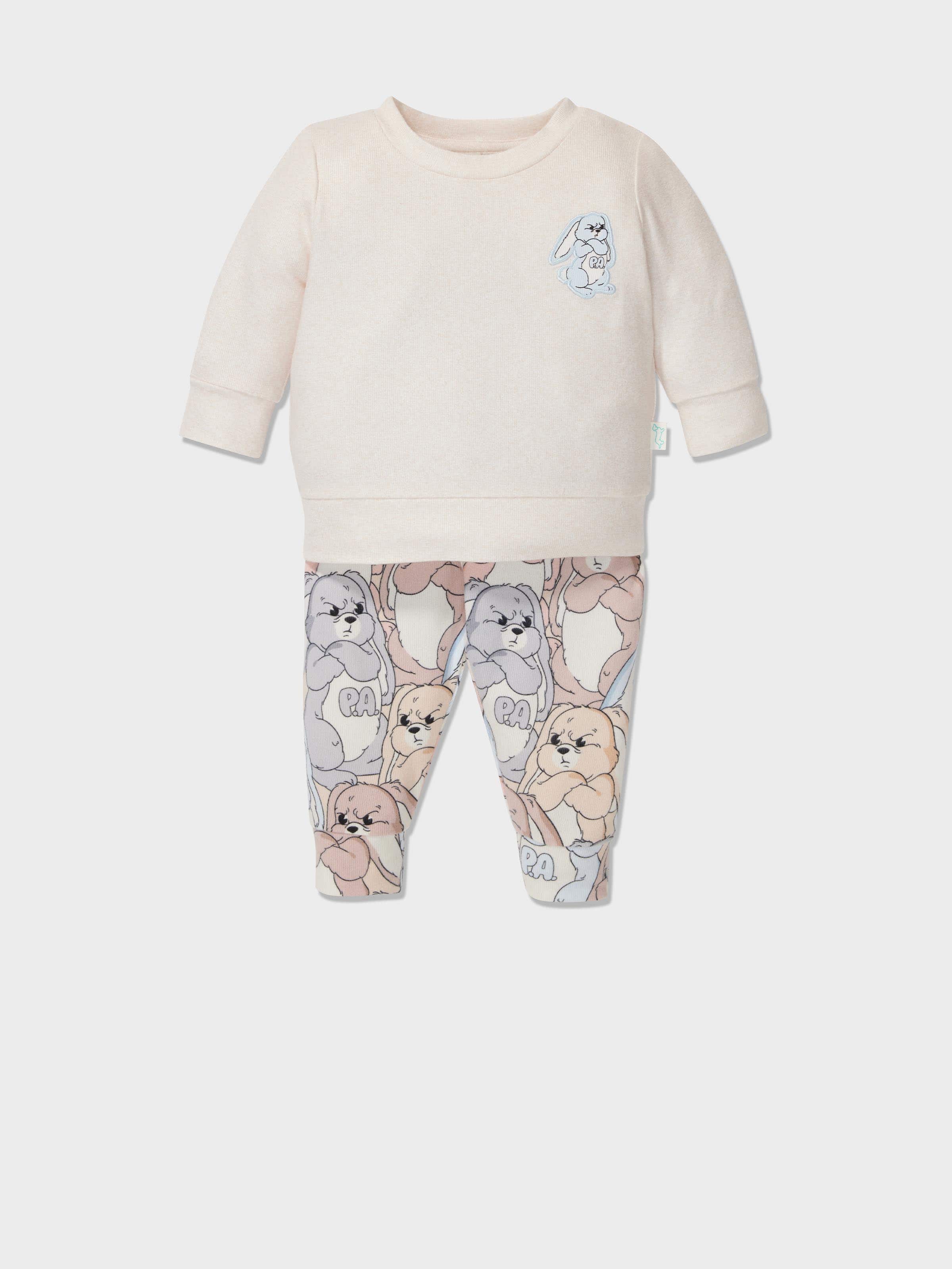 Baby Grumpy Bunny Pj Set