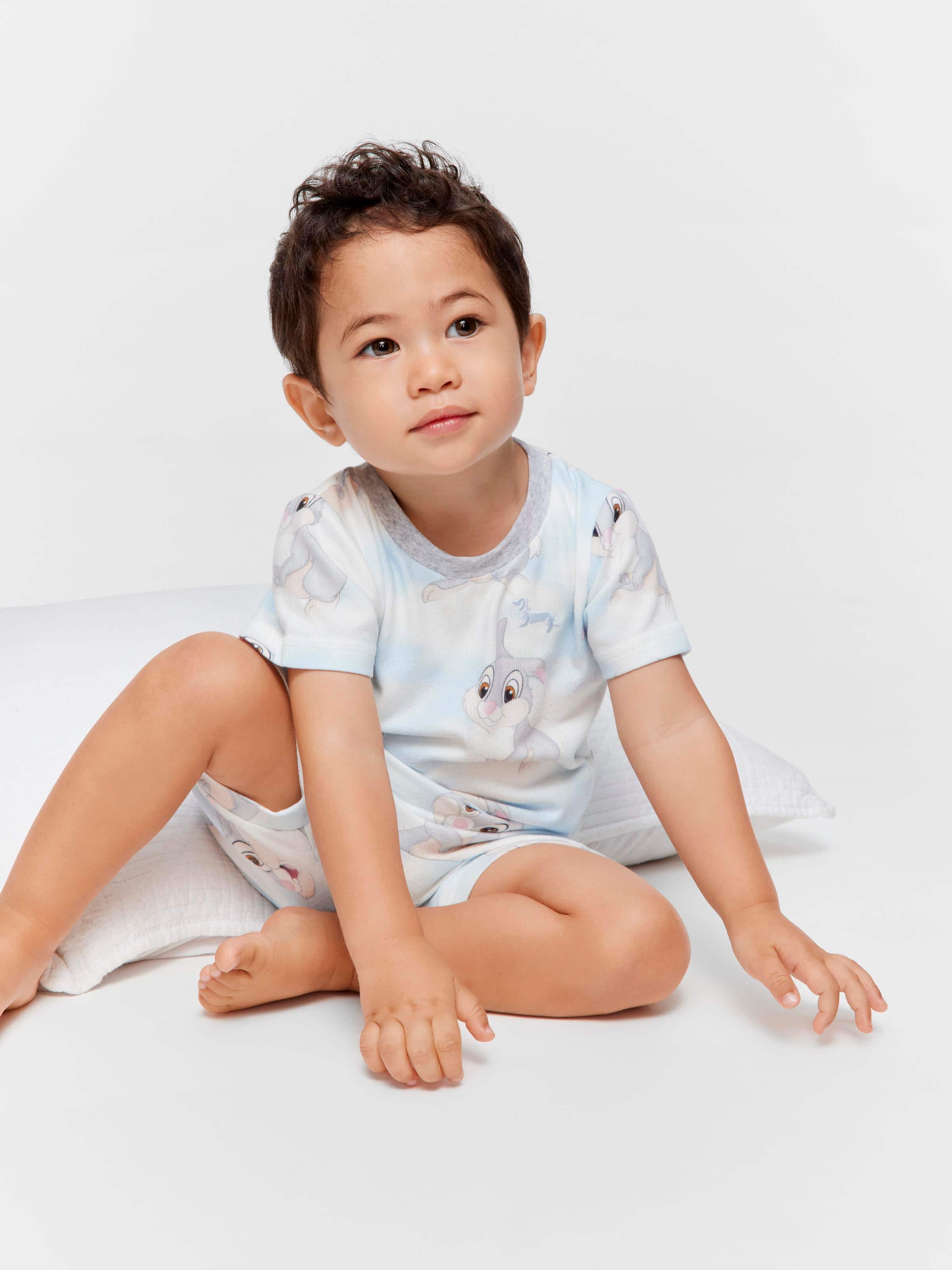 Baby Thumper Clouds Shortie Pj Set