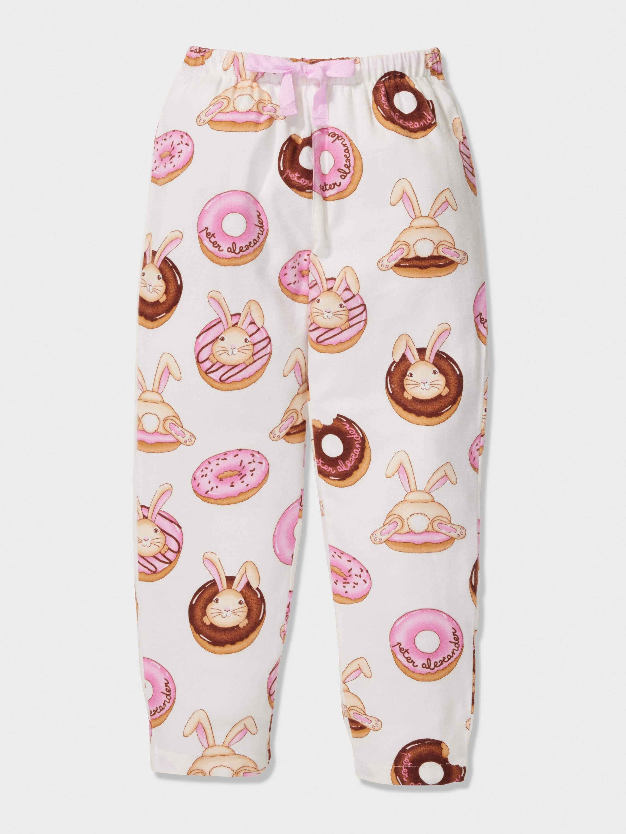 Jnr Girls Krispy Kreme Bunny Bamboo Flannelette Classic Pj Set