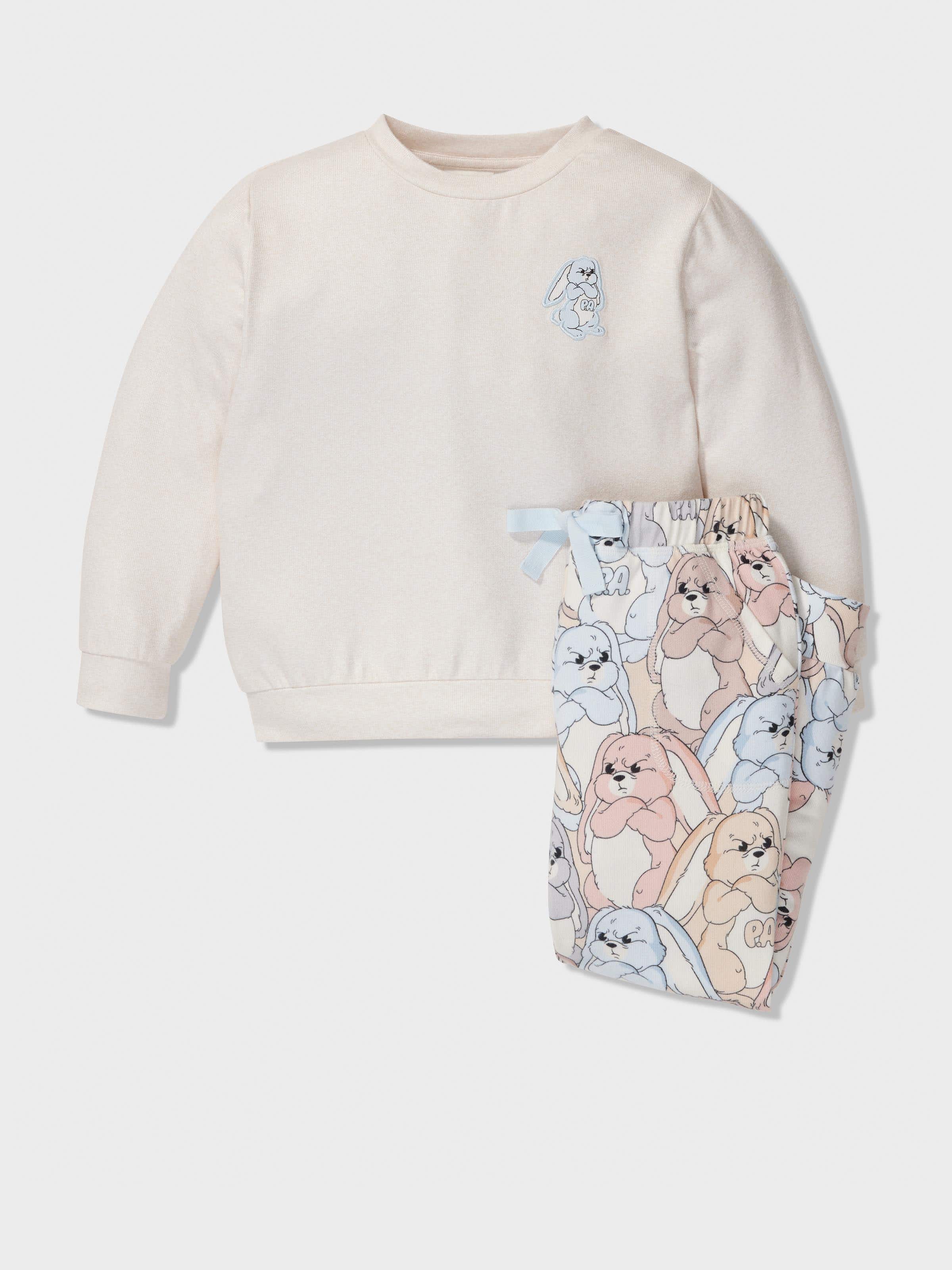 Jnr Kids Grumpy Bunny Pj Set