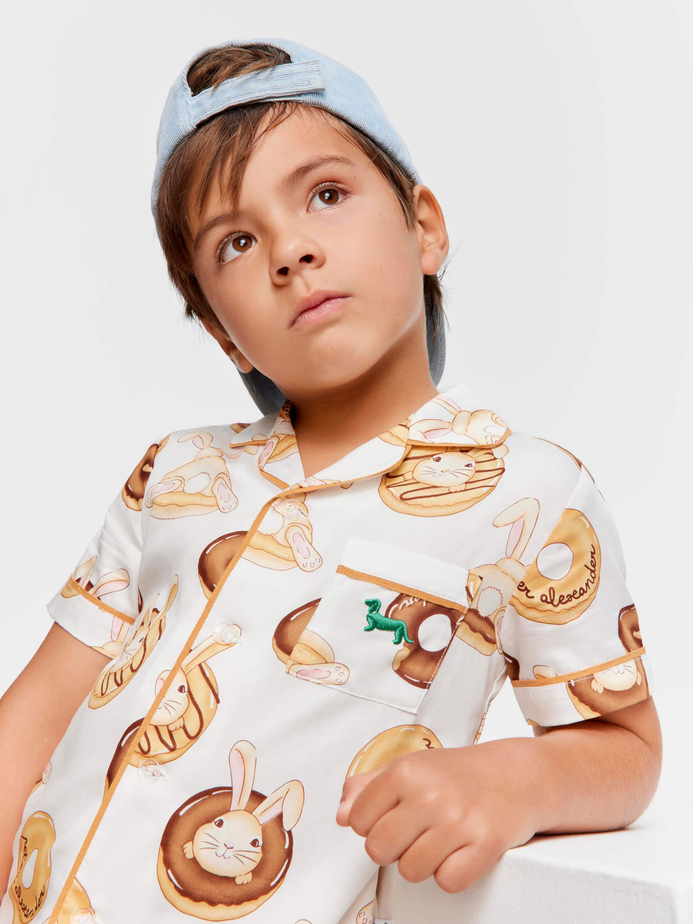 Jnr Kids Krispy Kreme Classic Shortie Pj Set