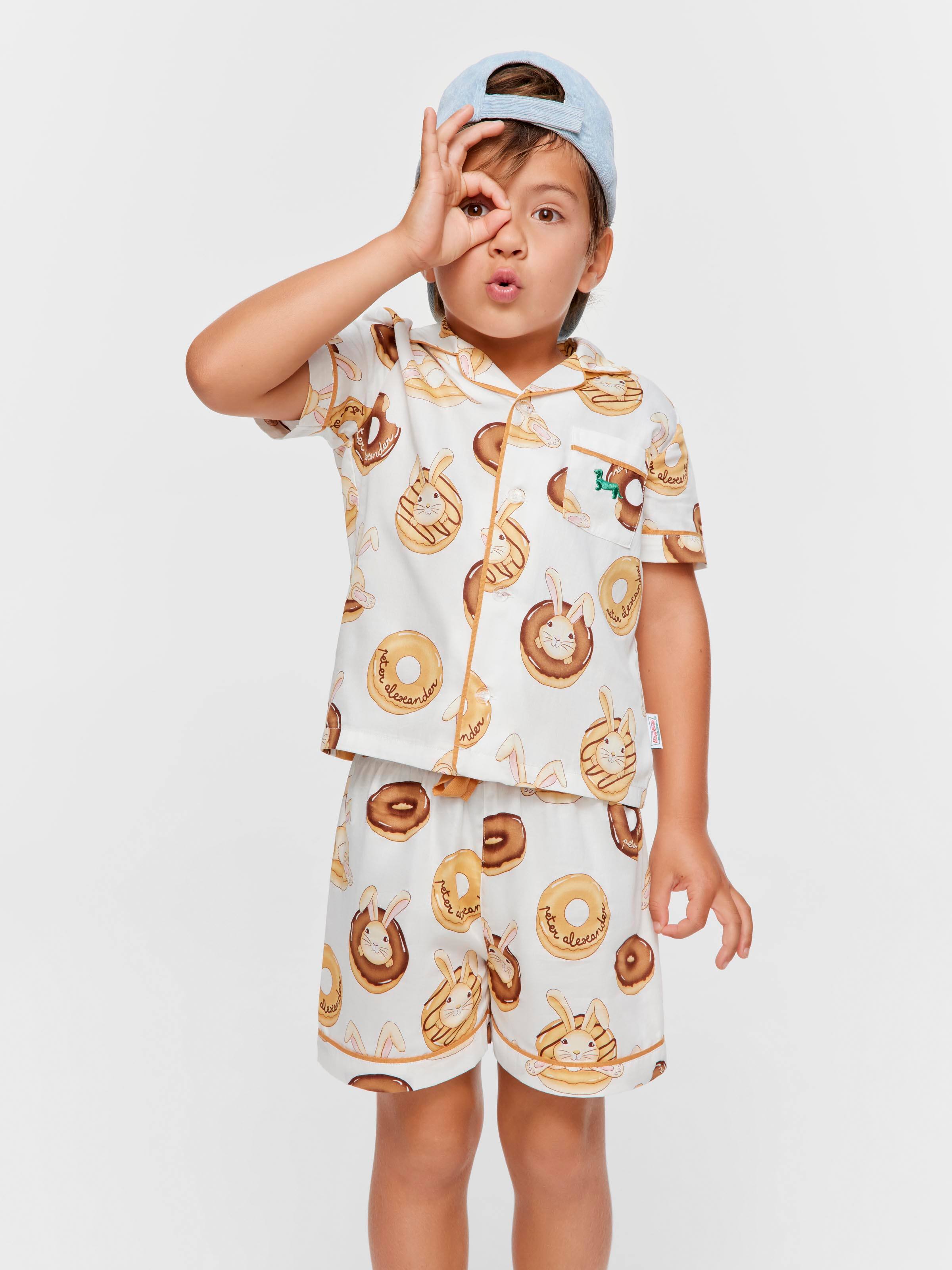 Jnr Kids Krispy Kreme Classic Shortie Pj Set