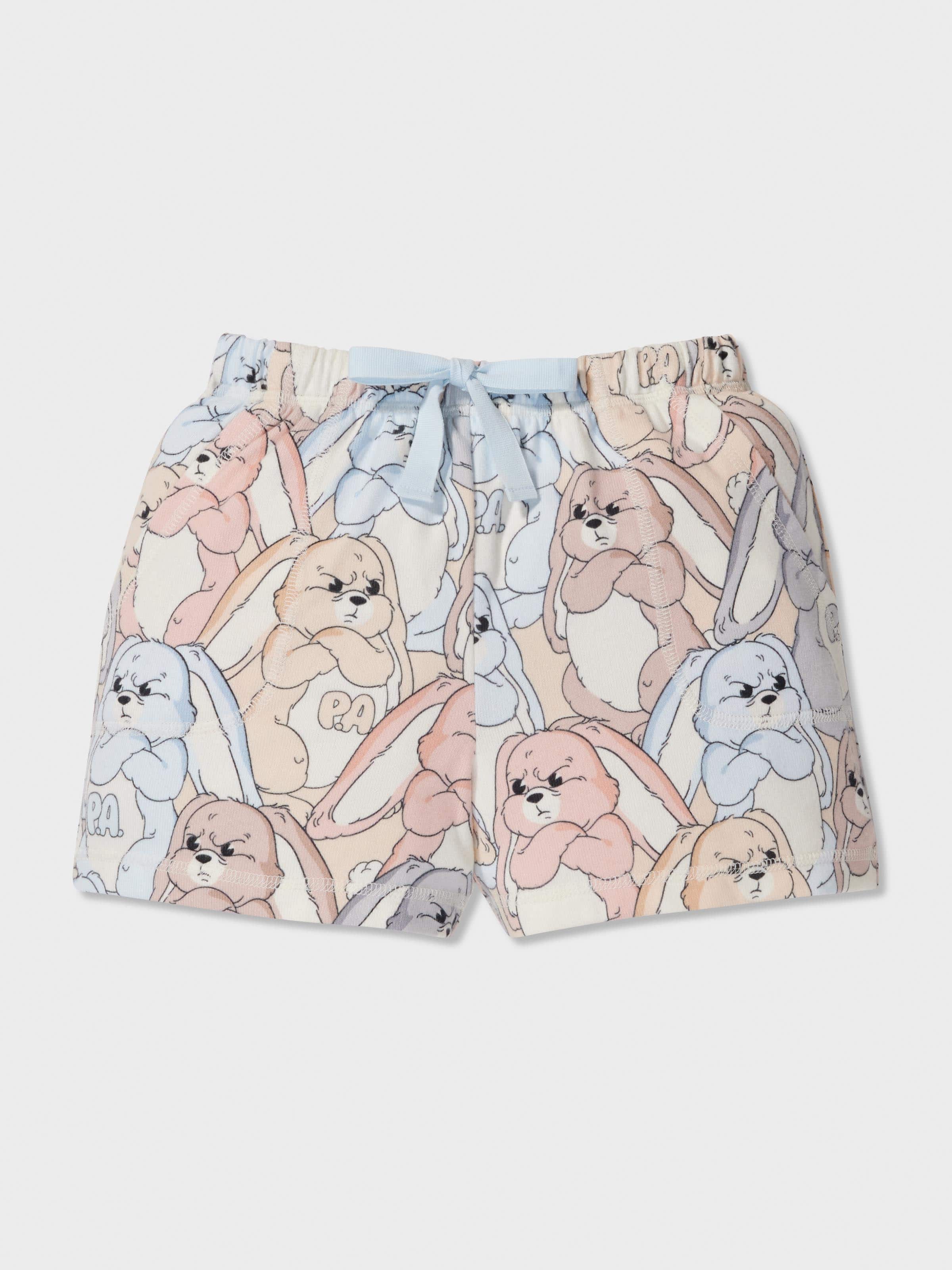 Jnr Kids Grumpy Bunny Shortie Pj Set