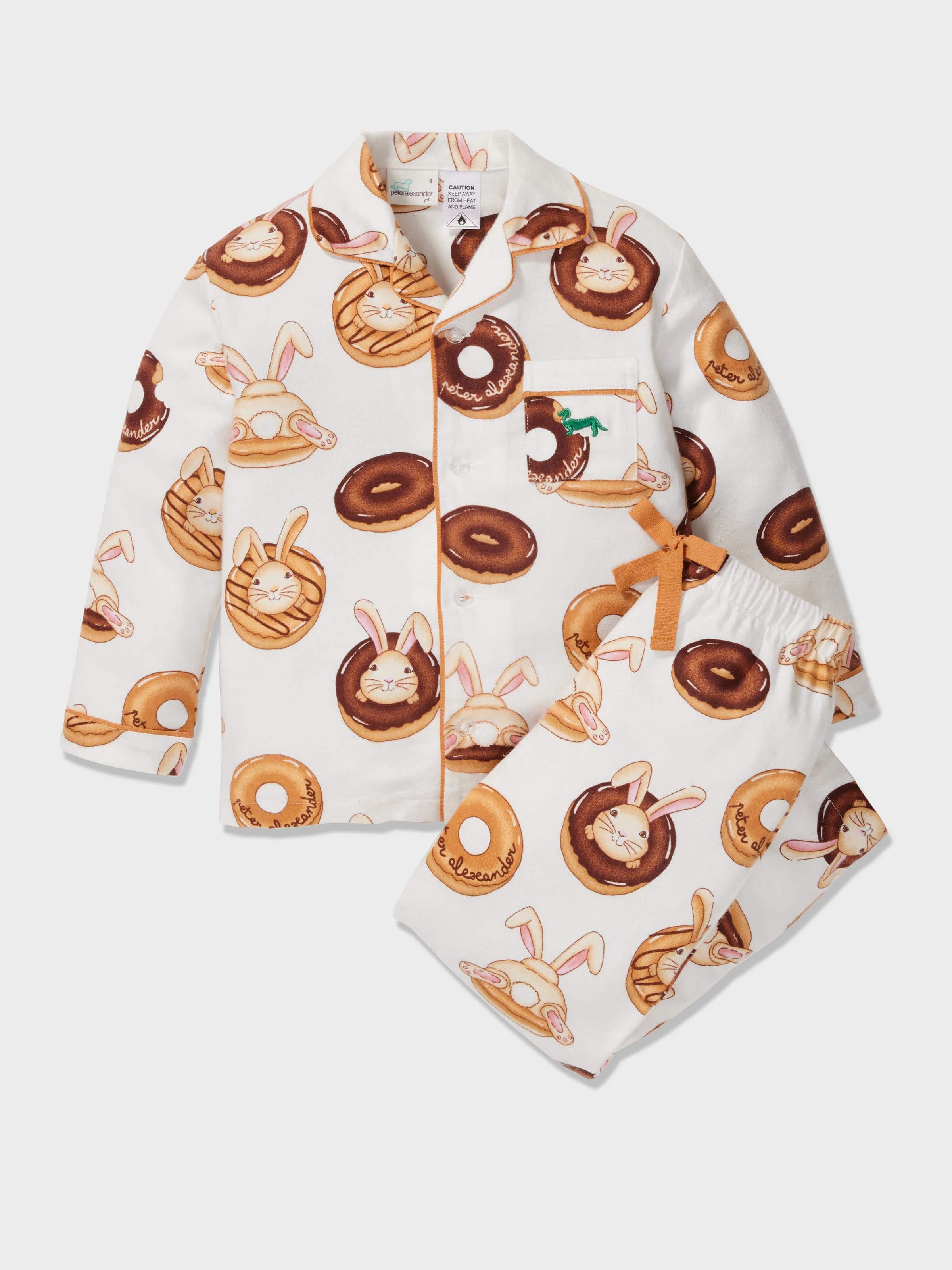 Kids Krispy Kreme Bunny Bamboo Flannelette Classic Pj Set