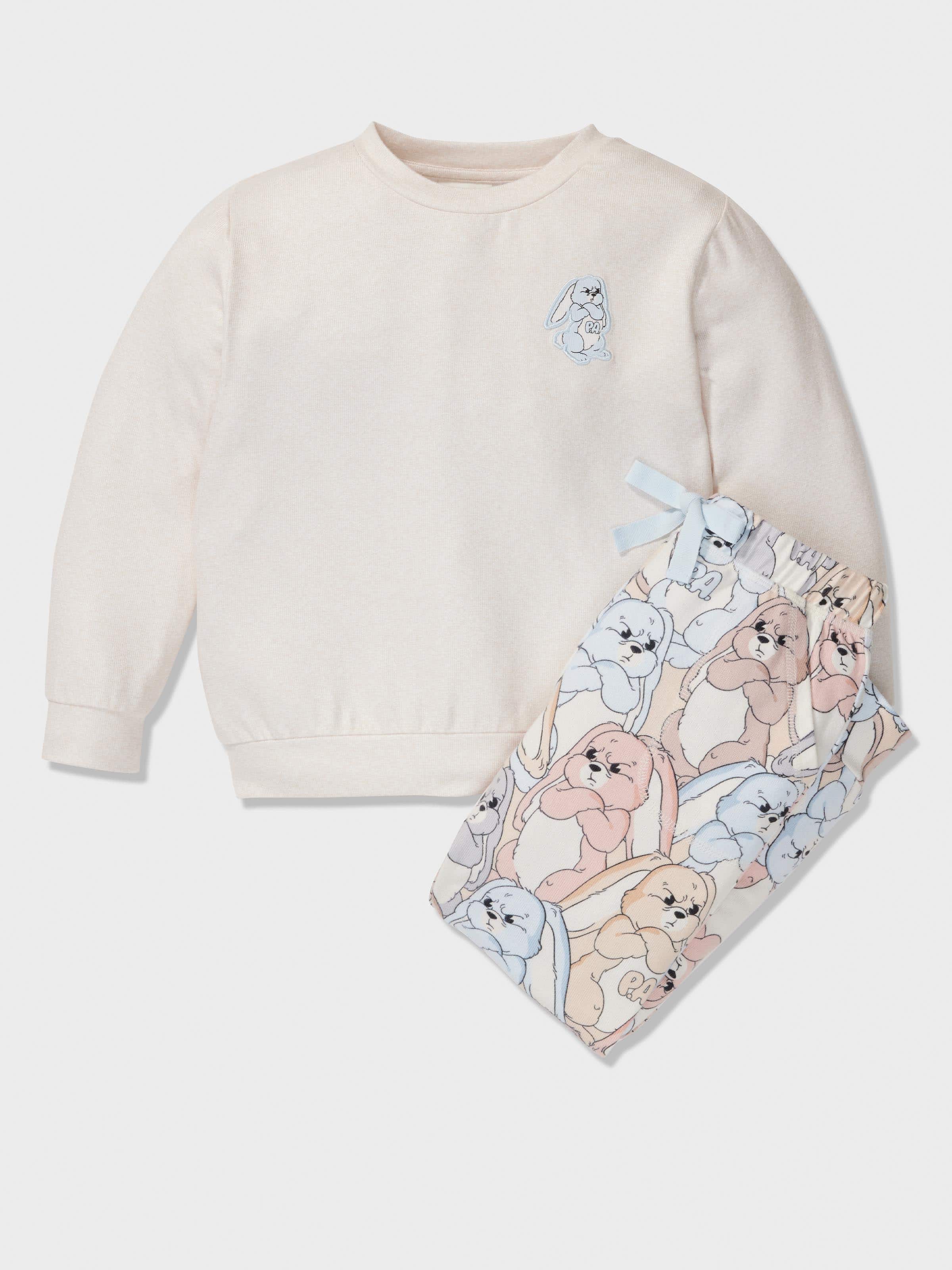 Kids Grumpy Bunny Pj Set