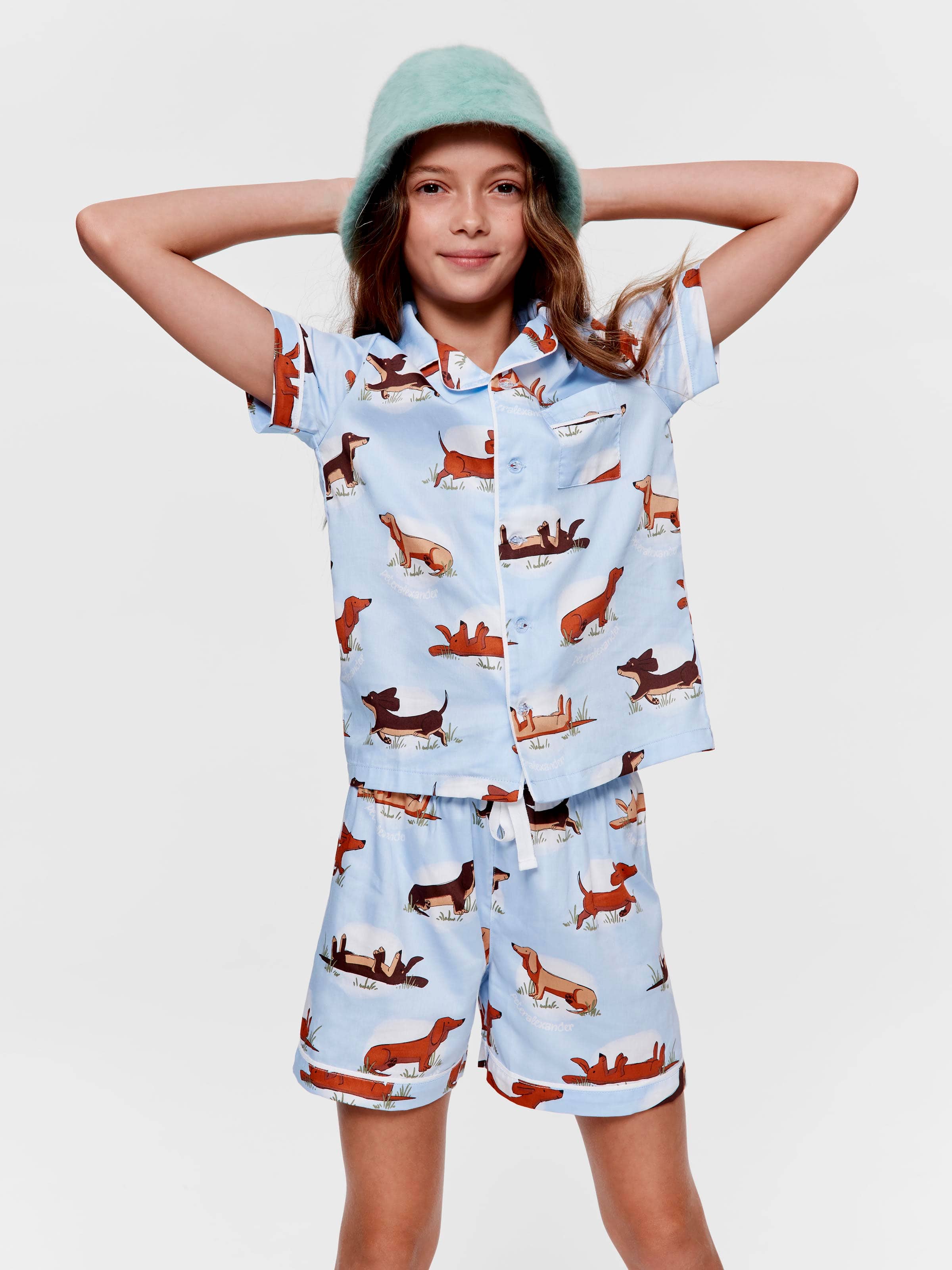 Kids Penny Print Classic Shortie Pj Set