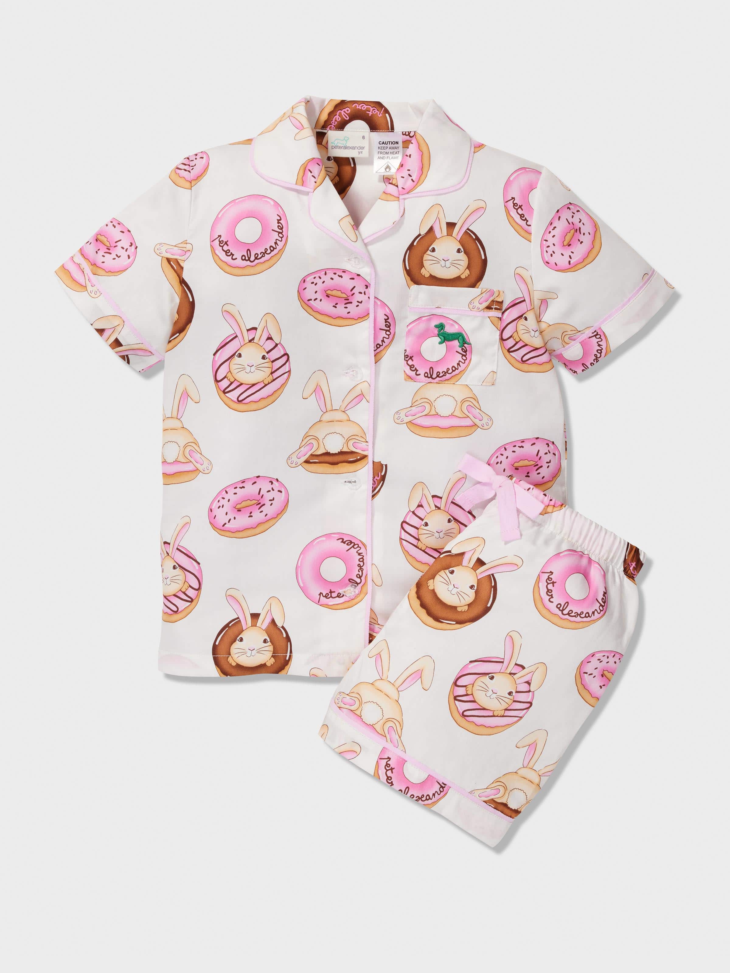 Girls Krispy Kreme Classic Shortie Pj Set