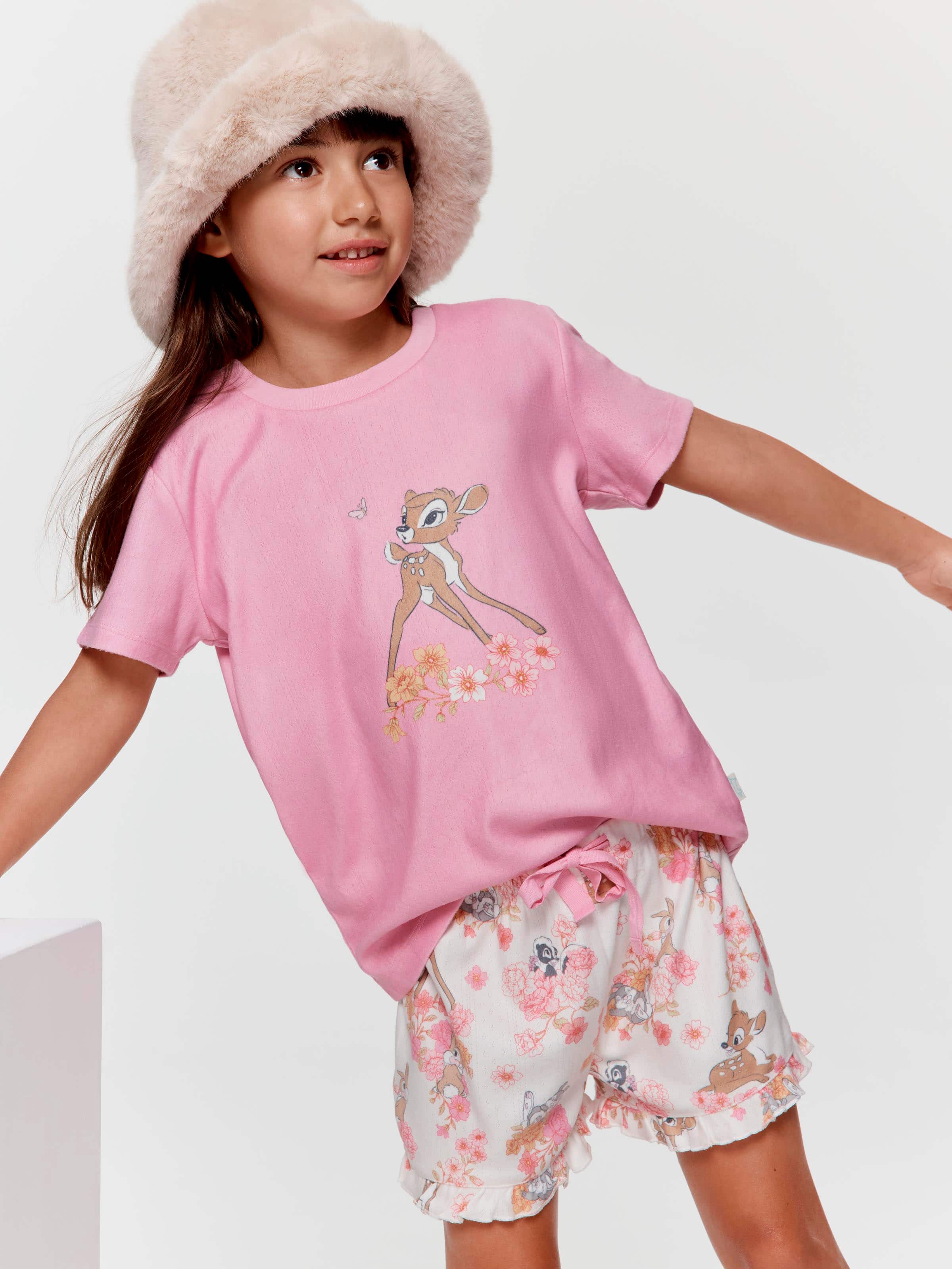 Jnr Girls Bambi Short Pj Set