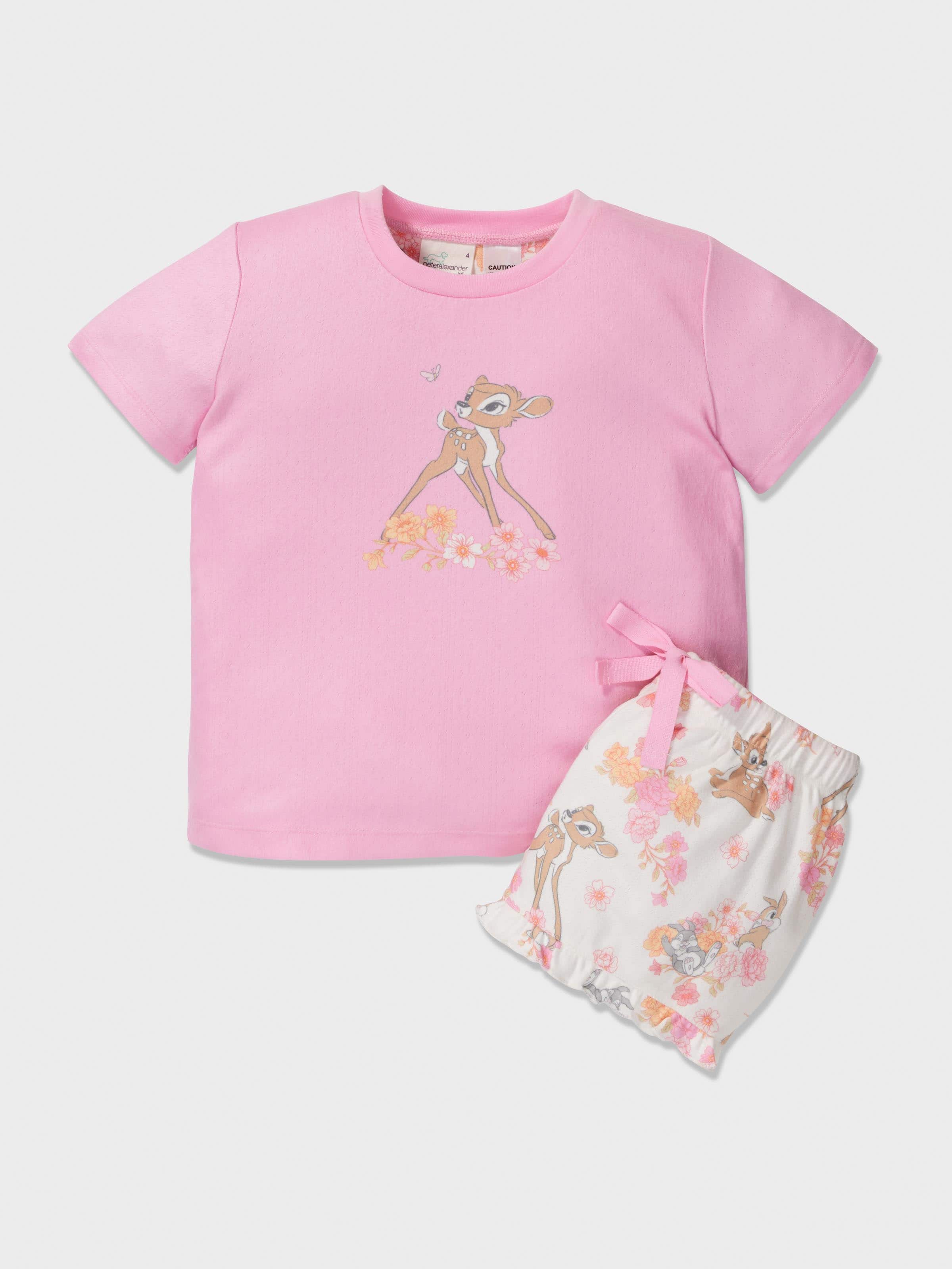 Girls Bambi Shortie Pj Set