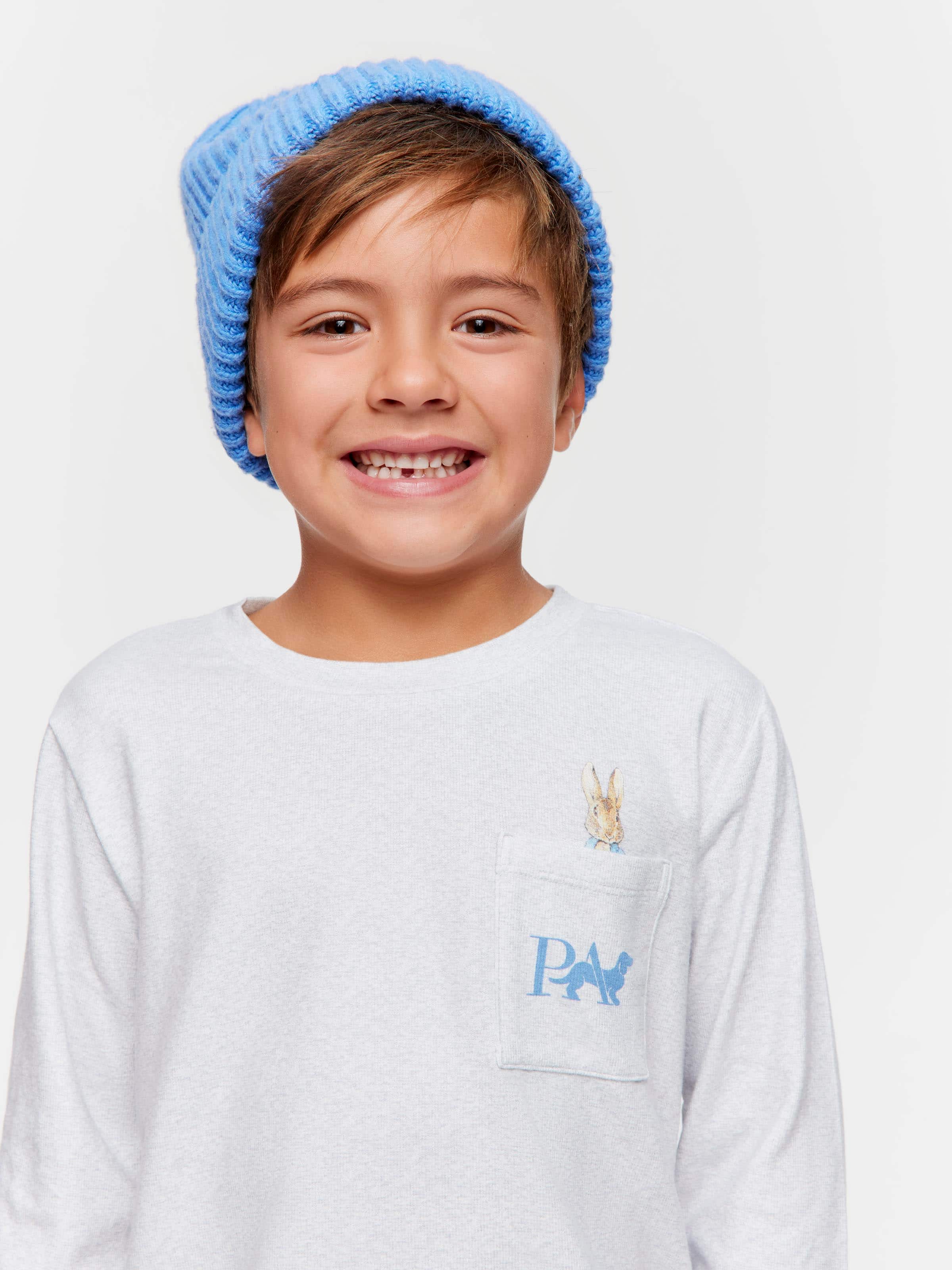 Jnr Boys Peter Rabbit Plush Pj Set