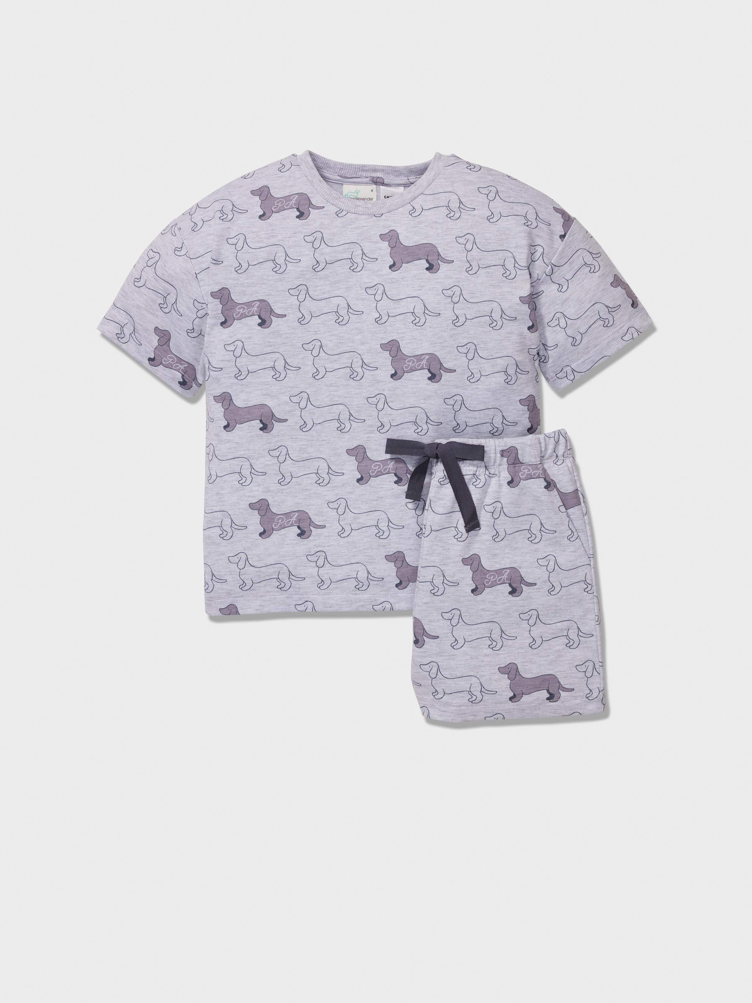 Jnr Boys Penny Print Short Pj Set