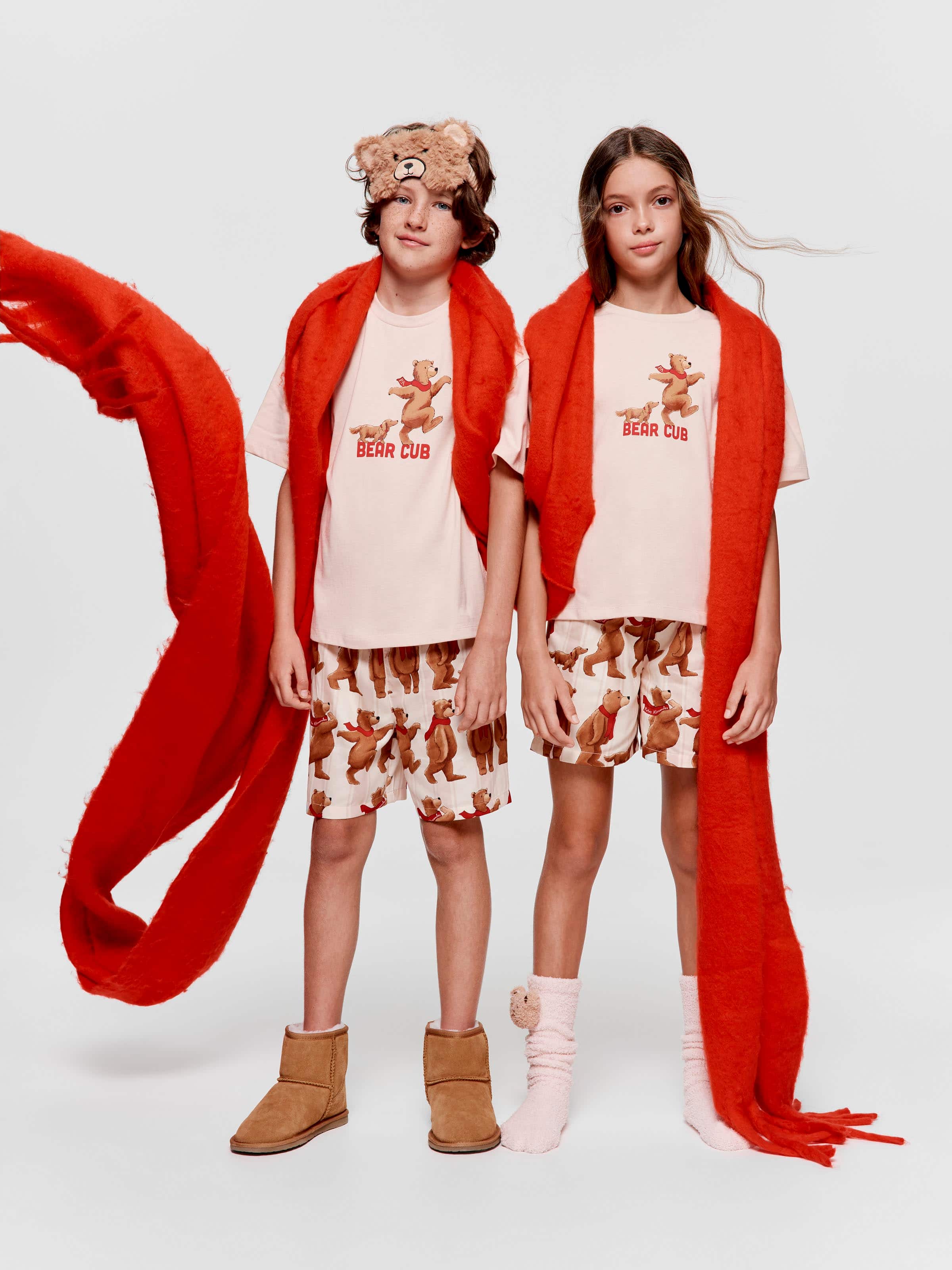 Kids Bear Cub Short Pj Set