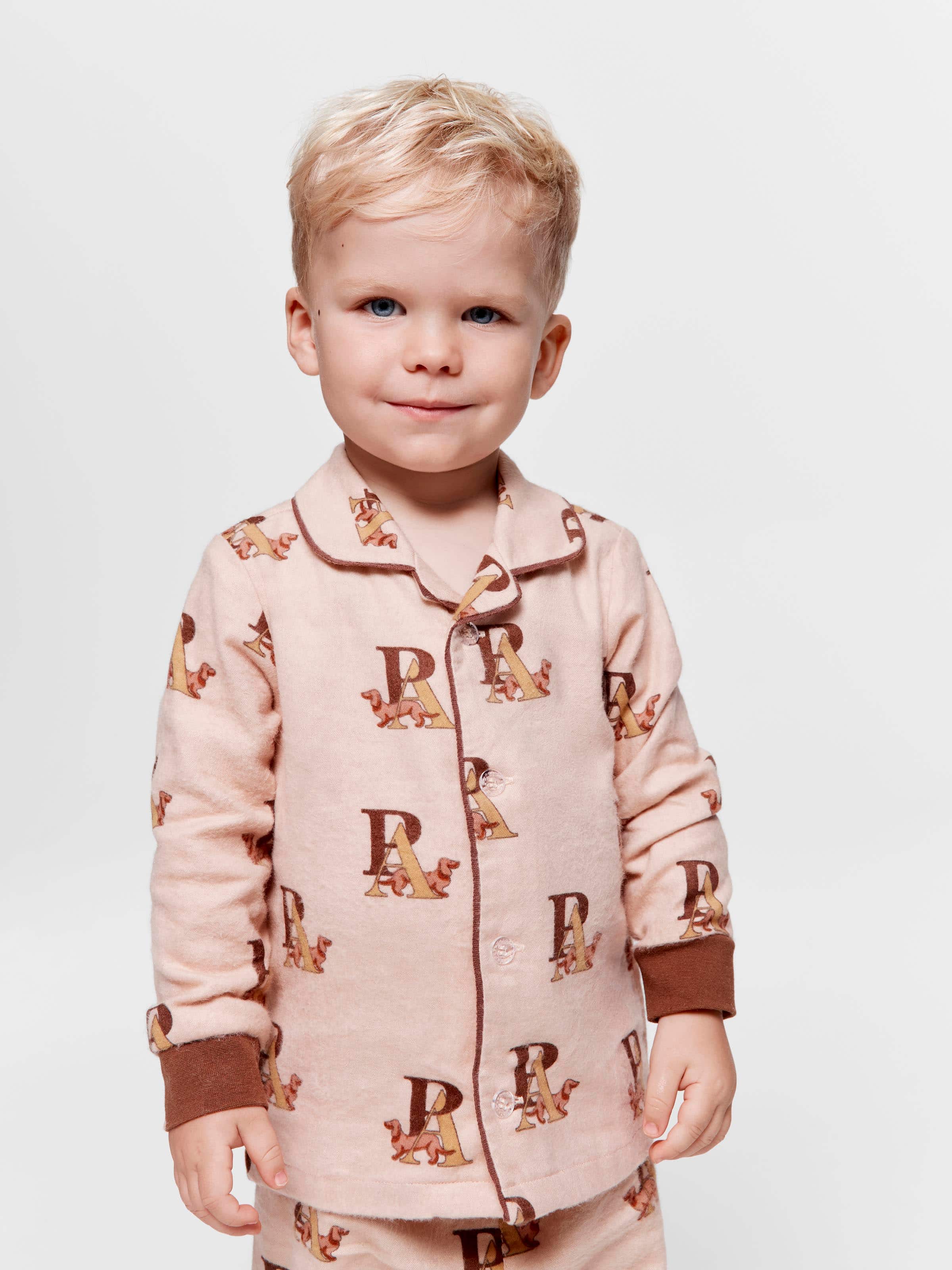 Baby P.A. Logo Long Classic Pj Set