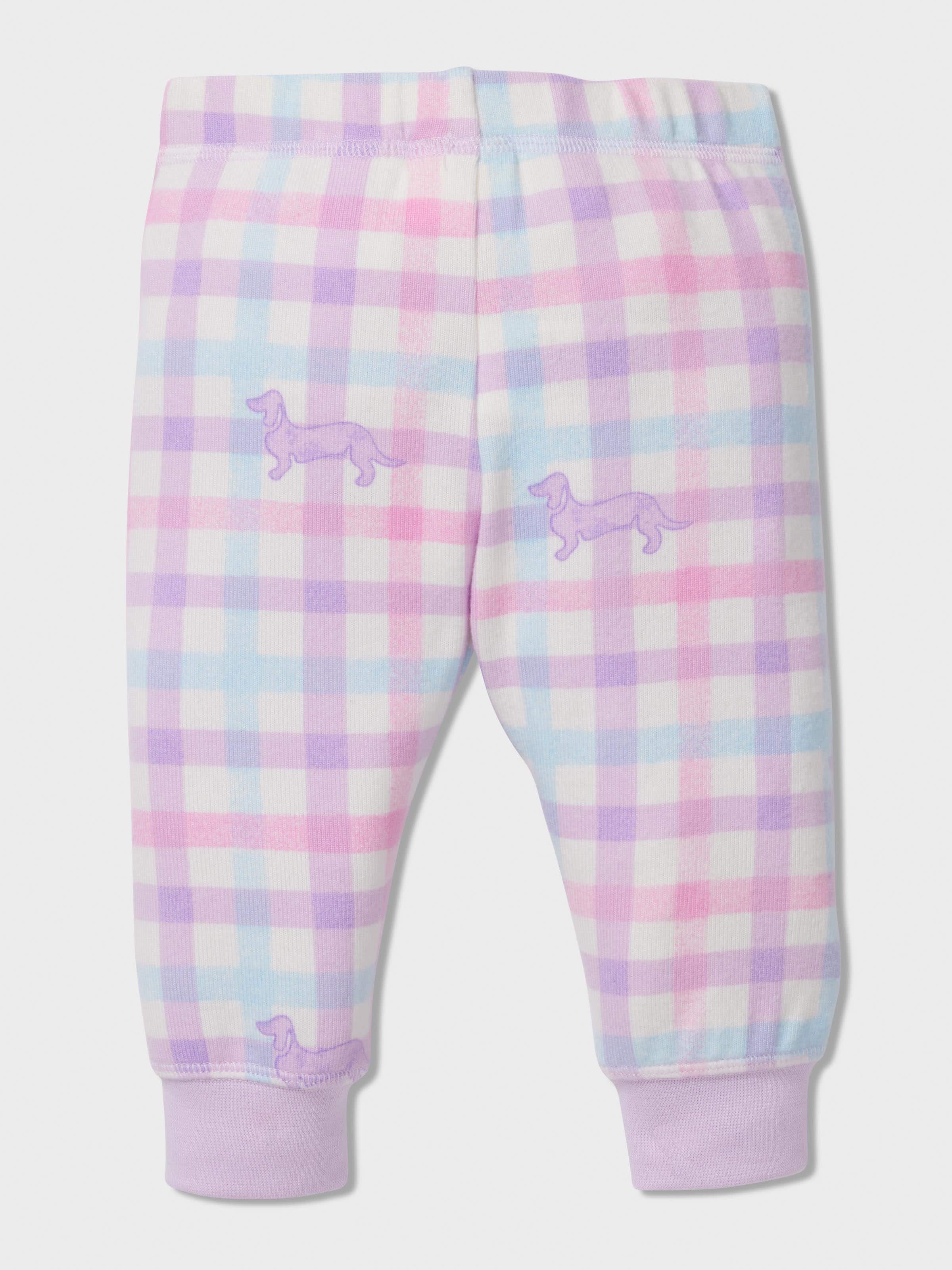 Baby Pastel Check Long Pj Set