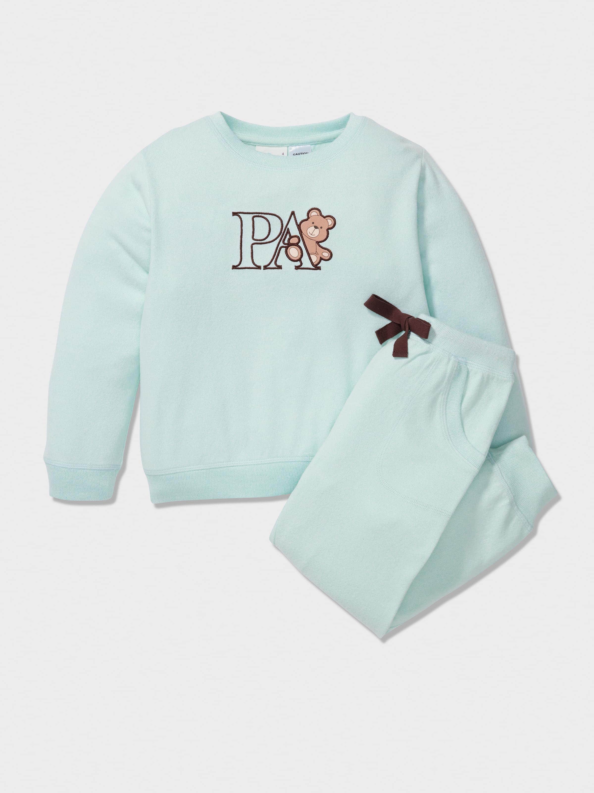 Girls Mint P.A. Long Pj Set