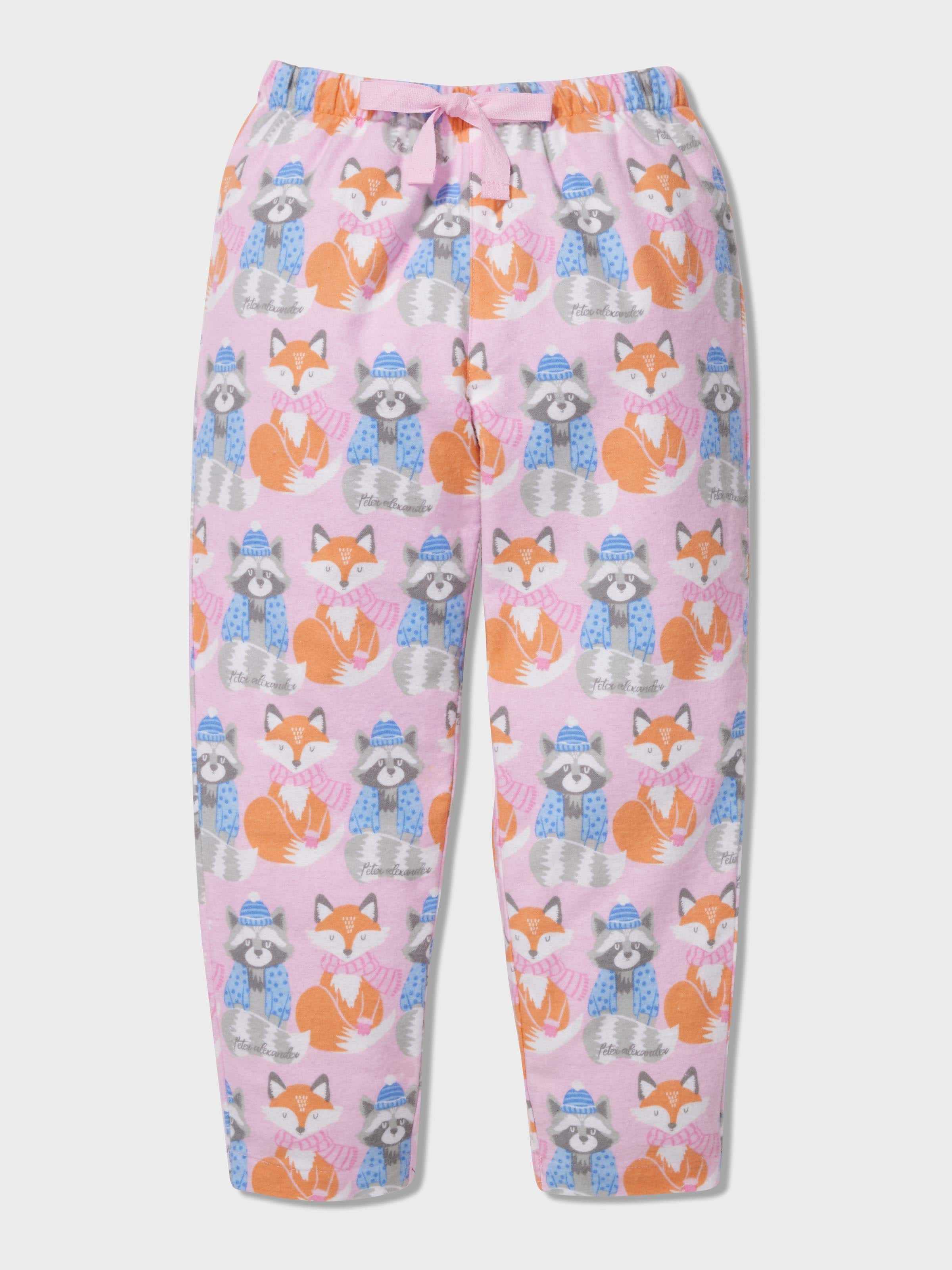Jnr Girls Winter Fox Long Pj Set