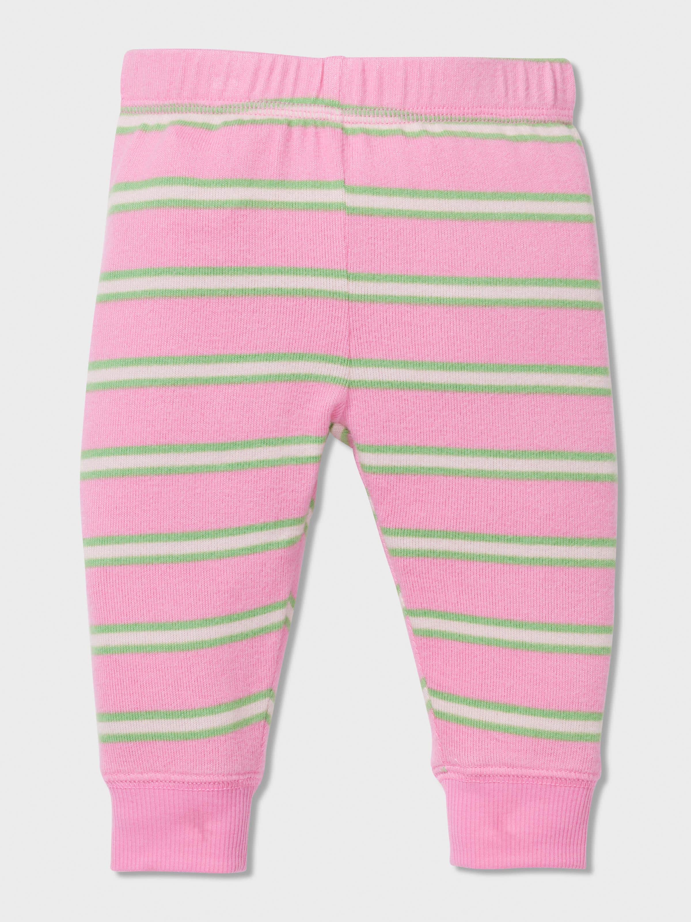 Baby Plush Stripe Long Pj Set