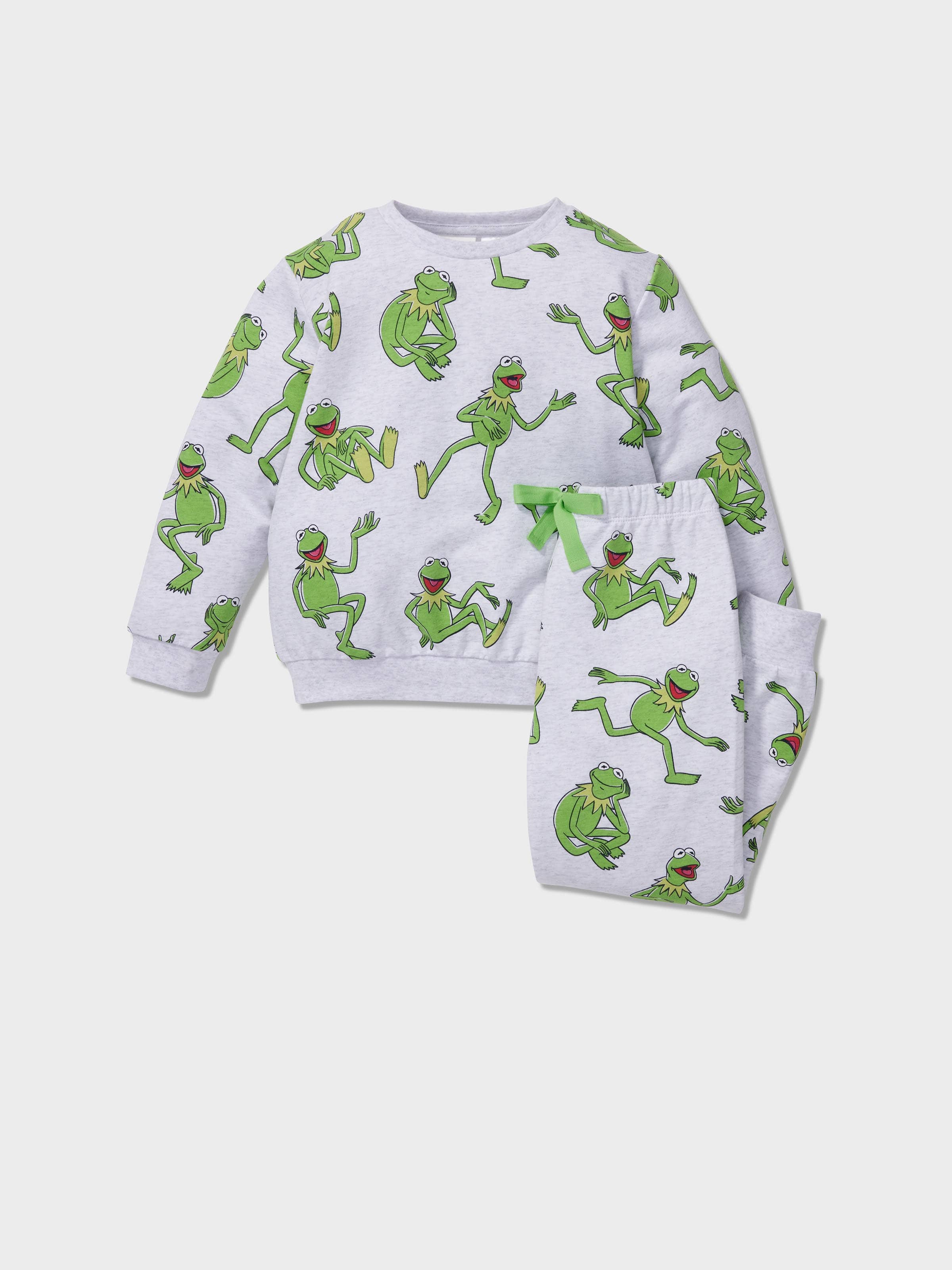 Jnr Kids Kermit Long Pj Set