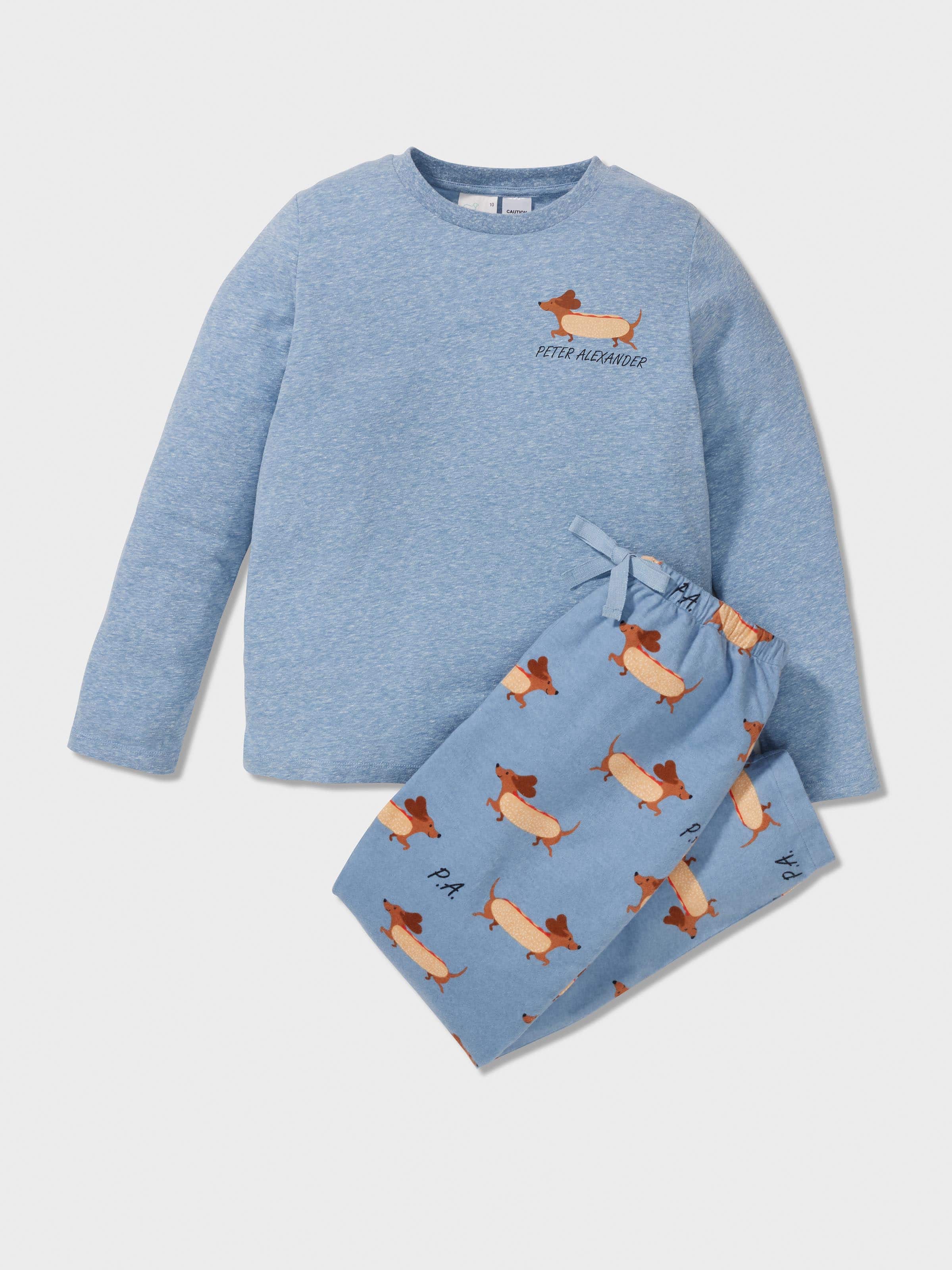 Boys Hotdog Long Pj Set