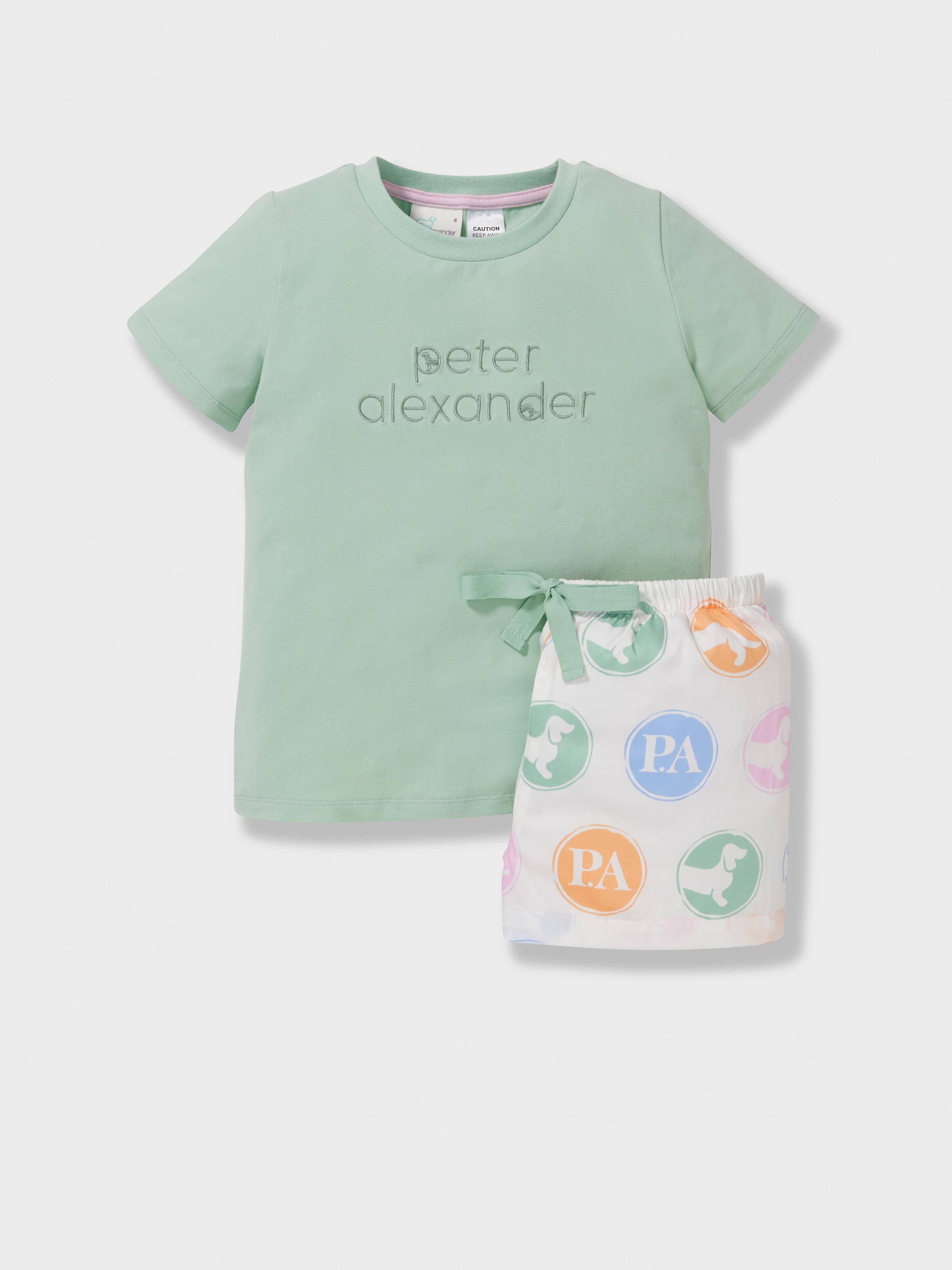 Jnr Girls Penny Spot Shortie Pj Set