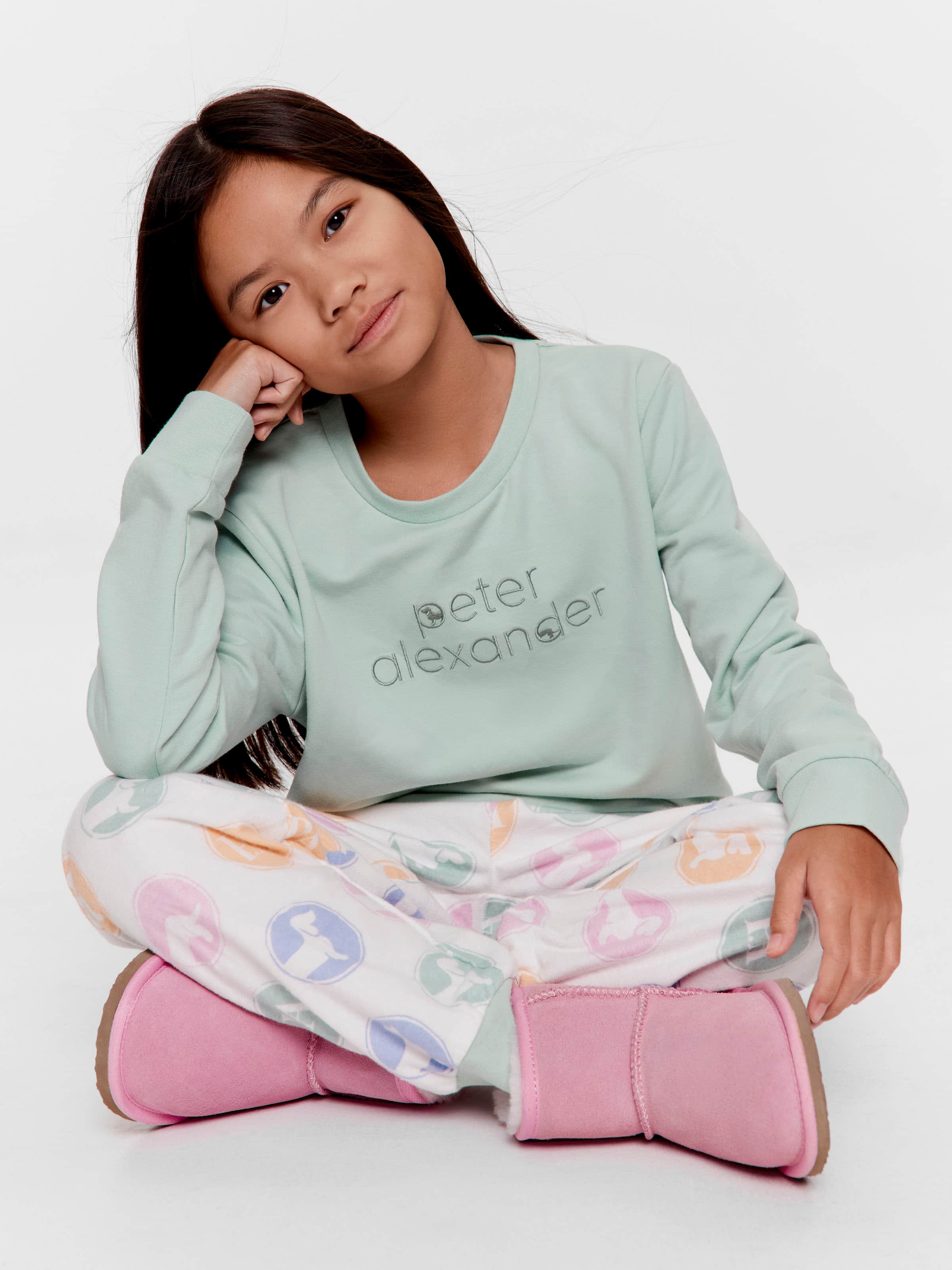Girls Penny Spot Pj Set