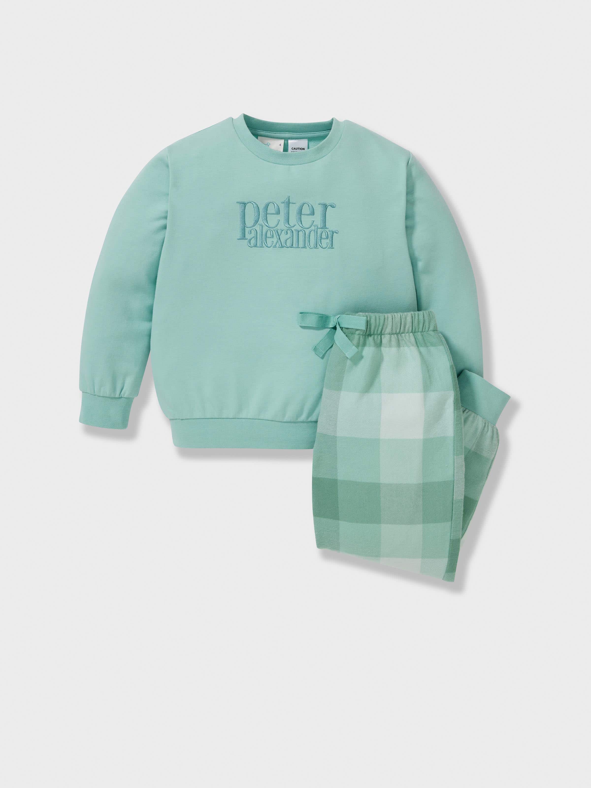 Jnr Boys Heritage Check Pj Set