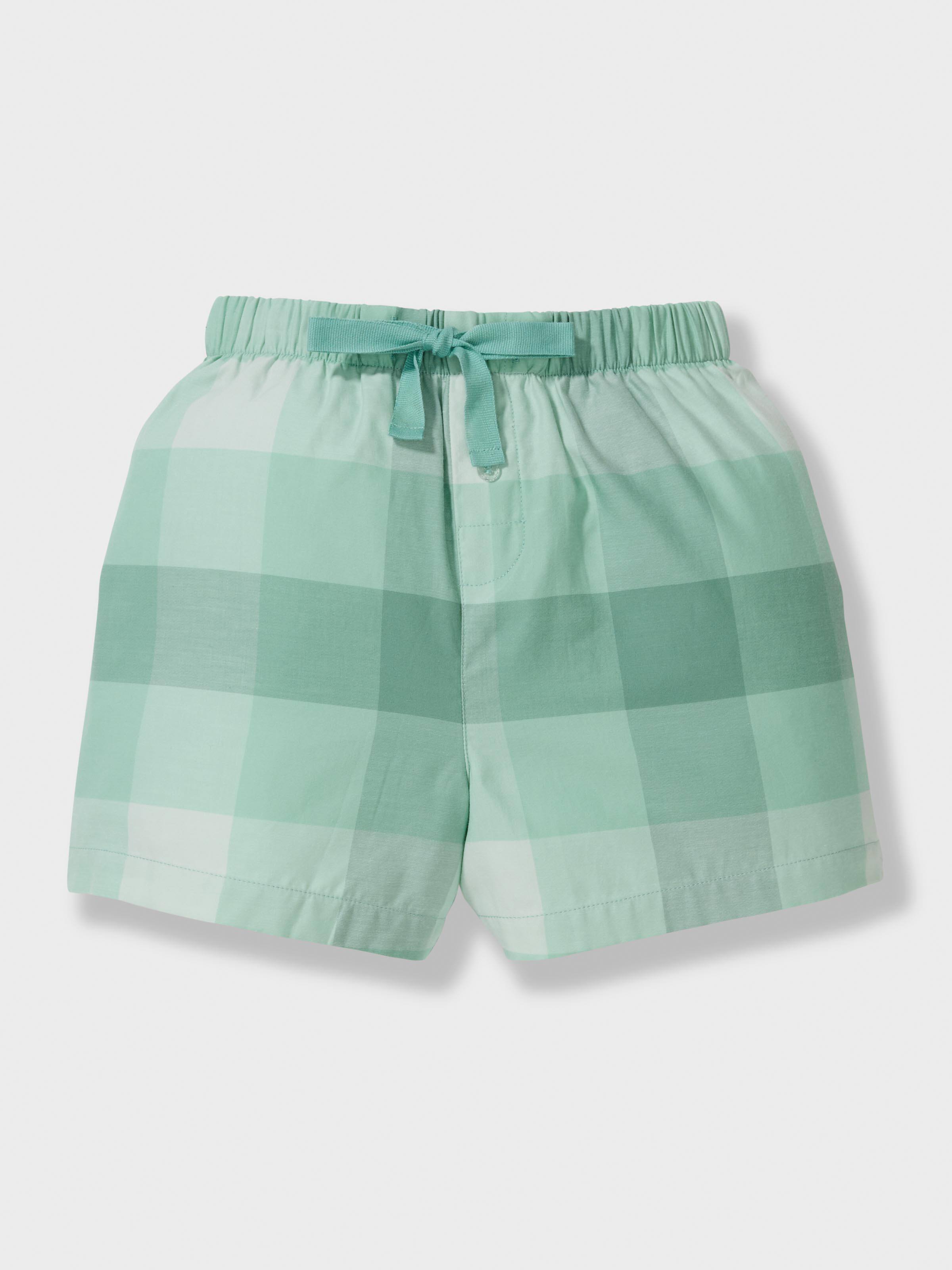 Jnr Boys Heritage Check Short Pj Set