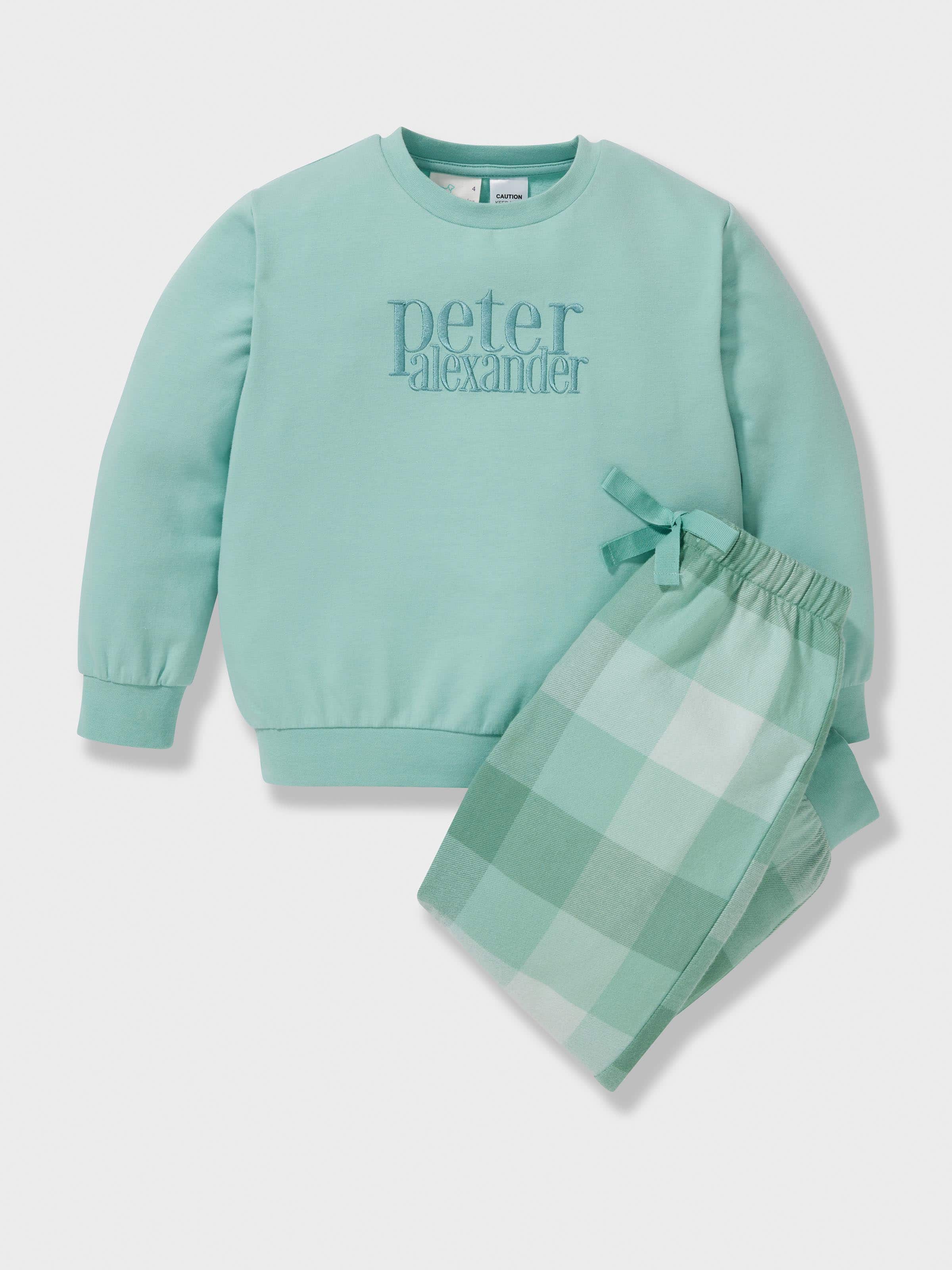 Boys Heritage Check Pj Set