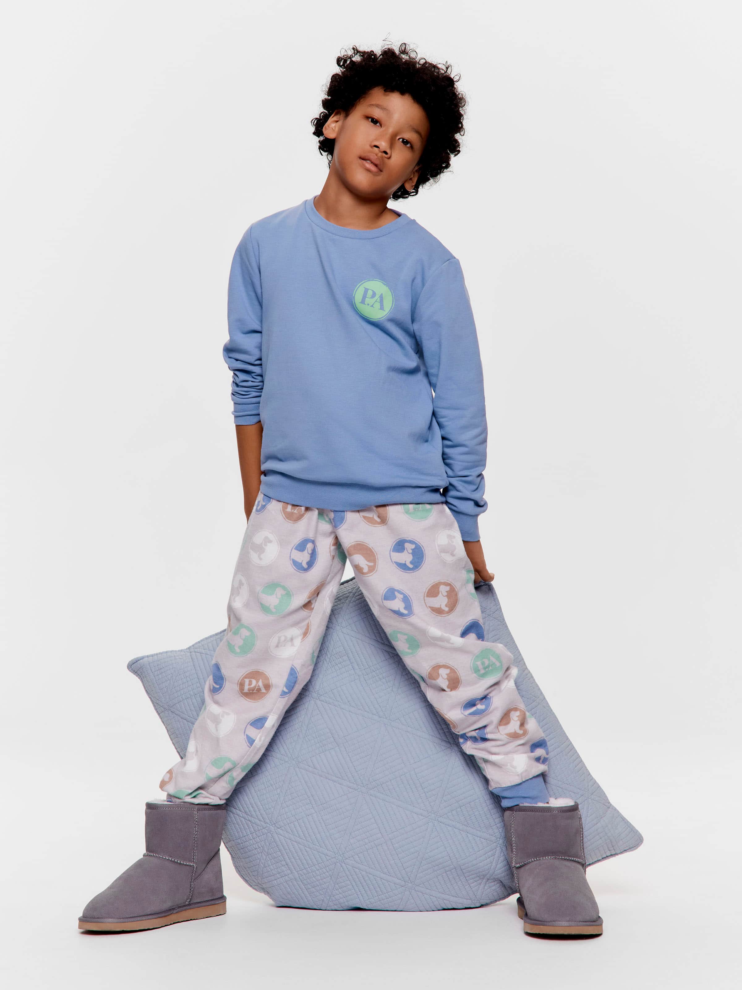 Boys Penny Spot Pj Set