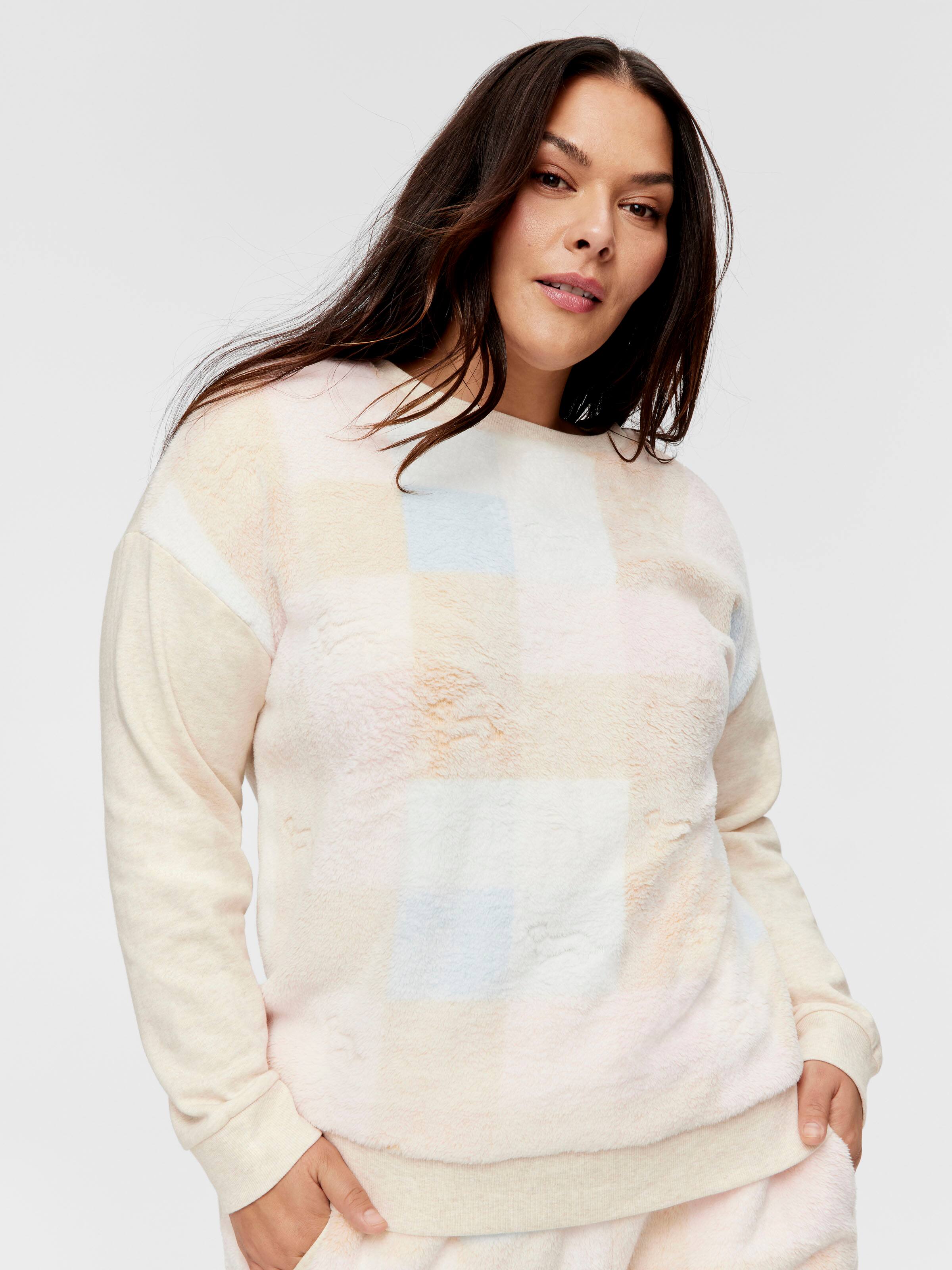 P.A. Plus Cuddle Fleece Sweater Top