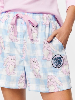 Angry Bunny Cotton Mid Short
