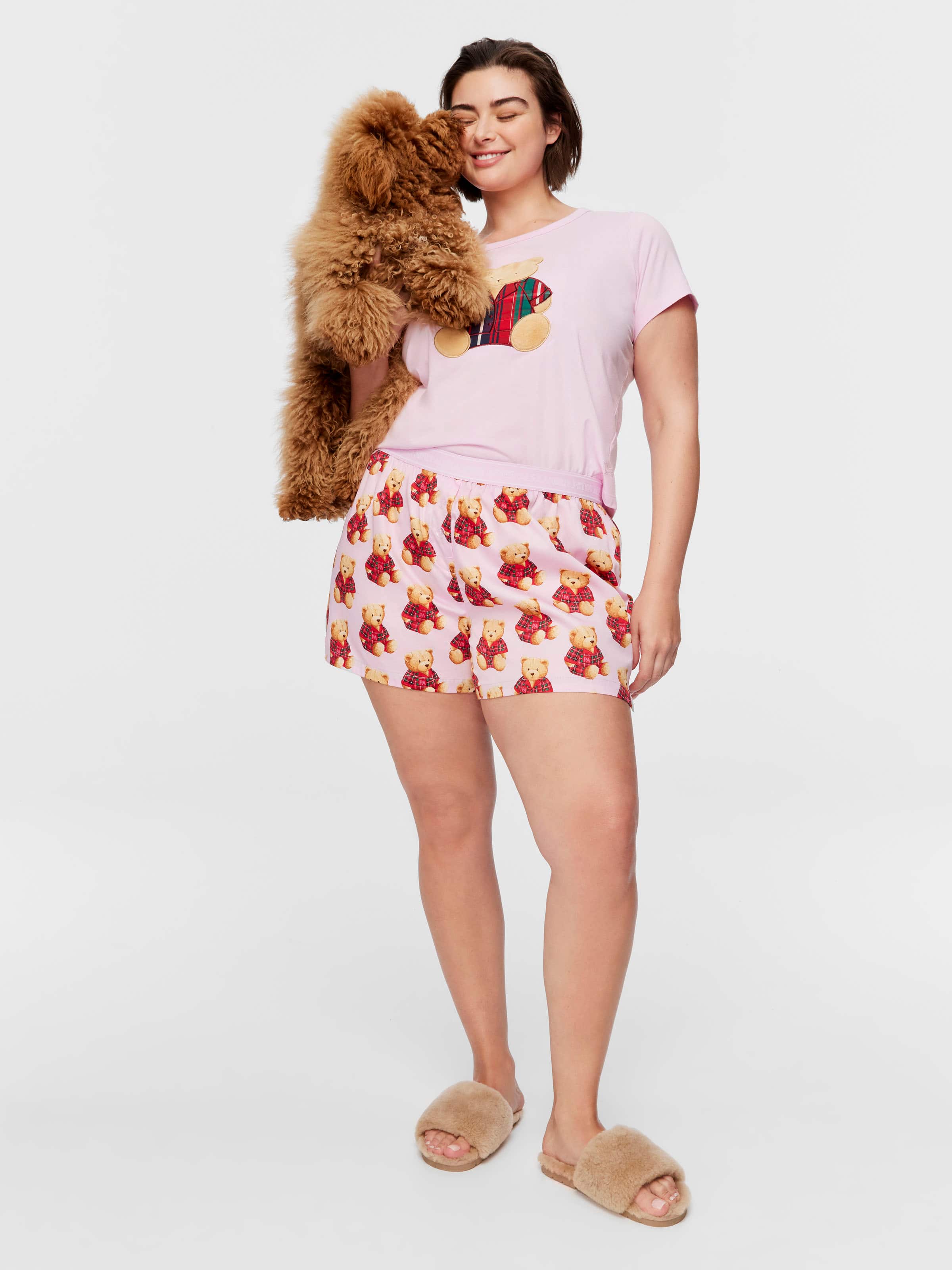 P.A. Plus Tartan Teddy Boxer Short