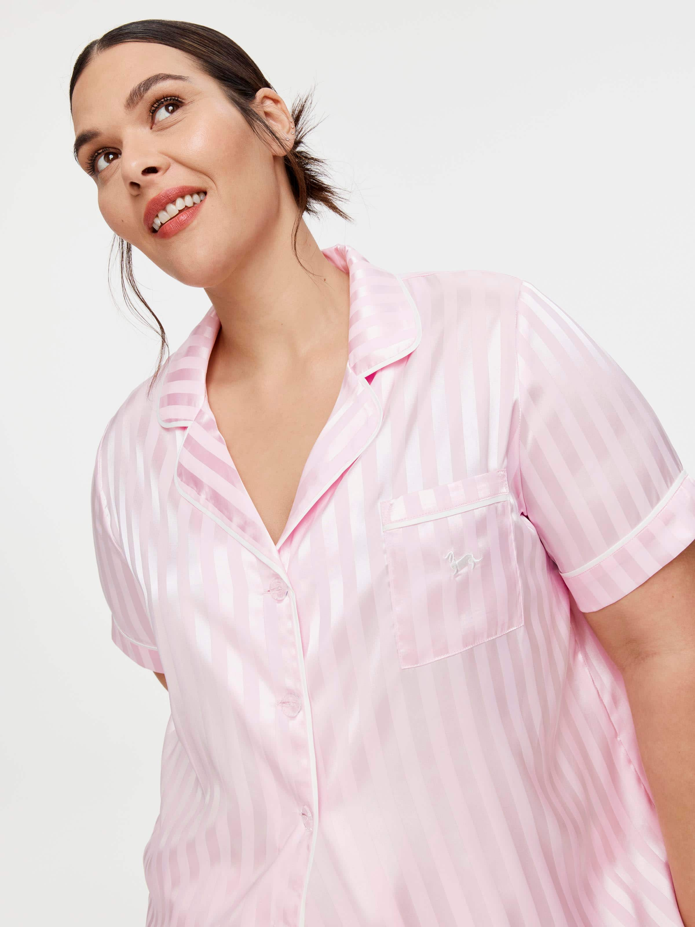 Pink silk 2025 pyjamas peter alexander