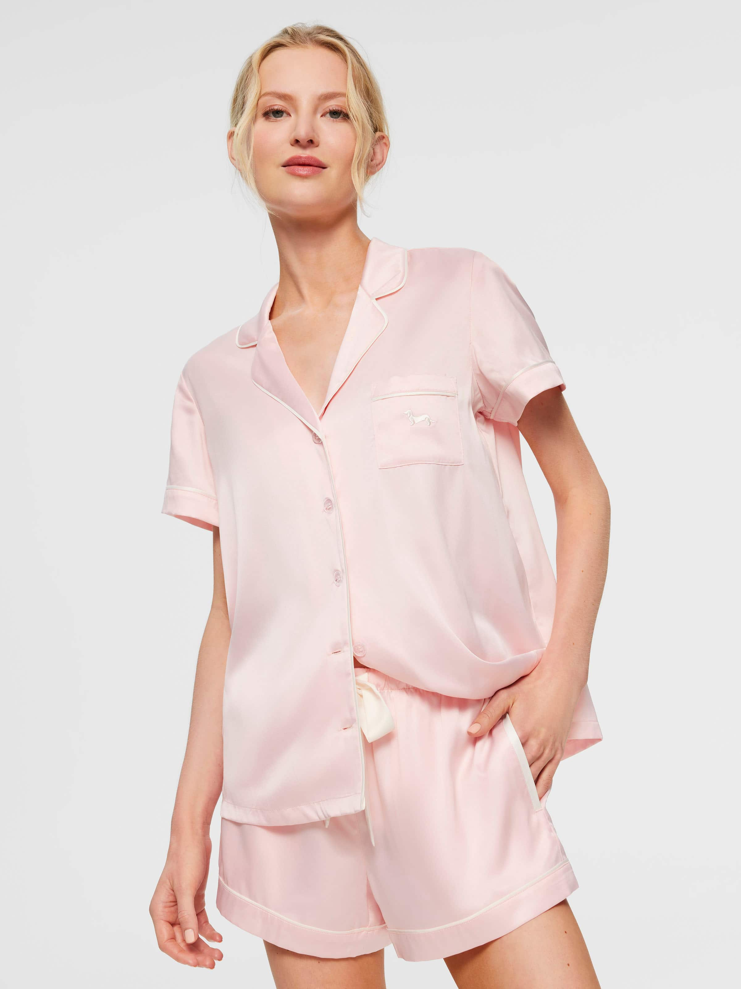 Peter alexander discount pink silk pjs