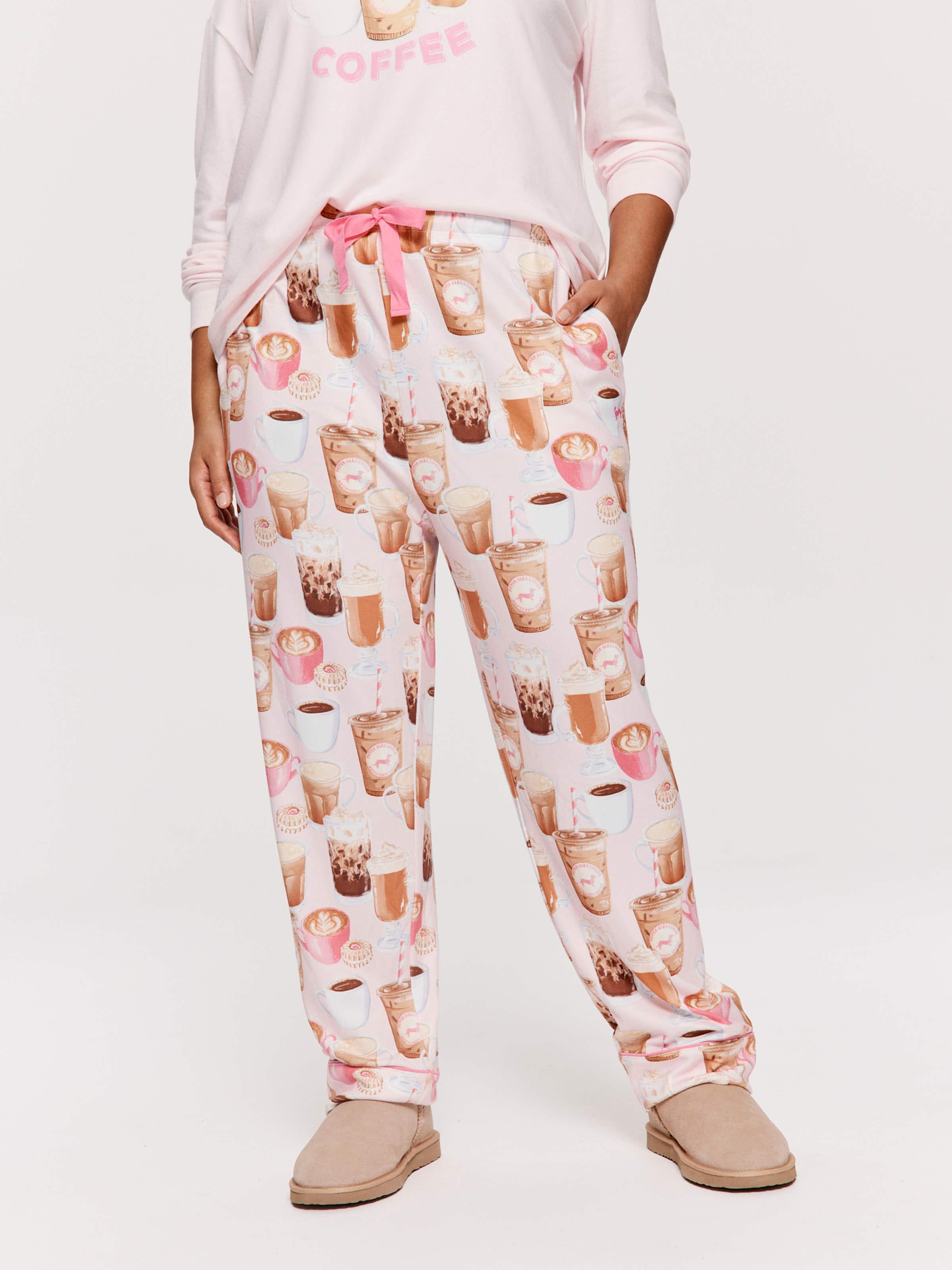 P.A. Plus Coffee Plush Tapered Pj Pant