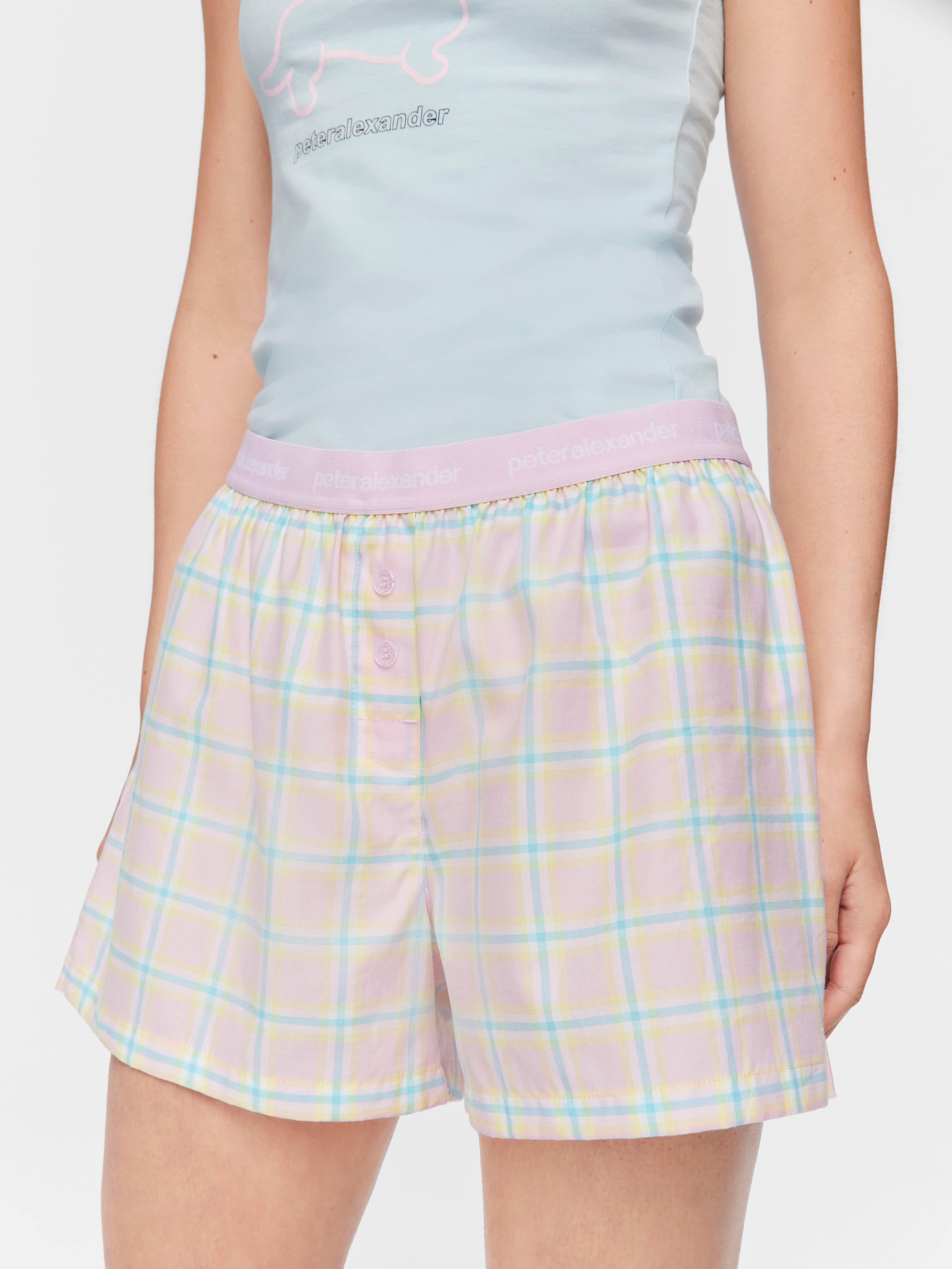 Bedtime Stories Check Boxer Short