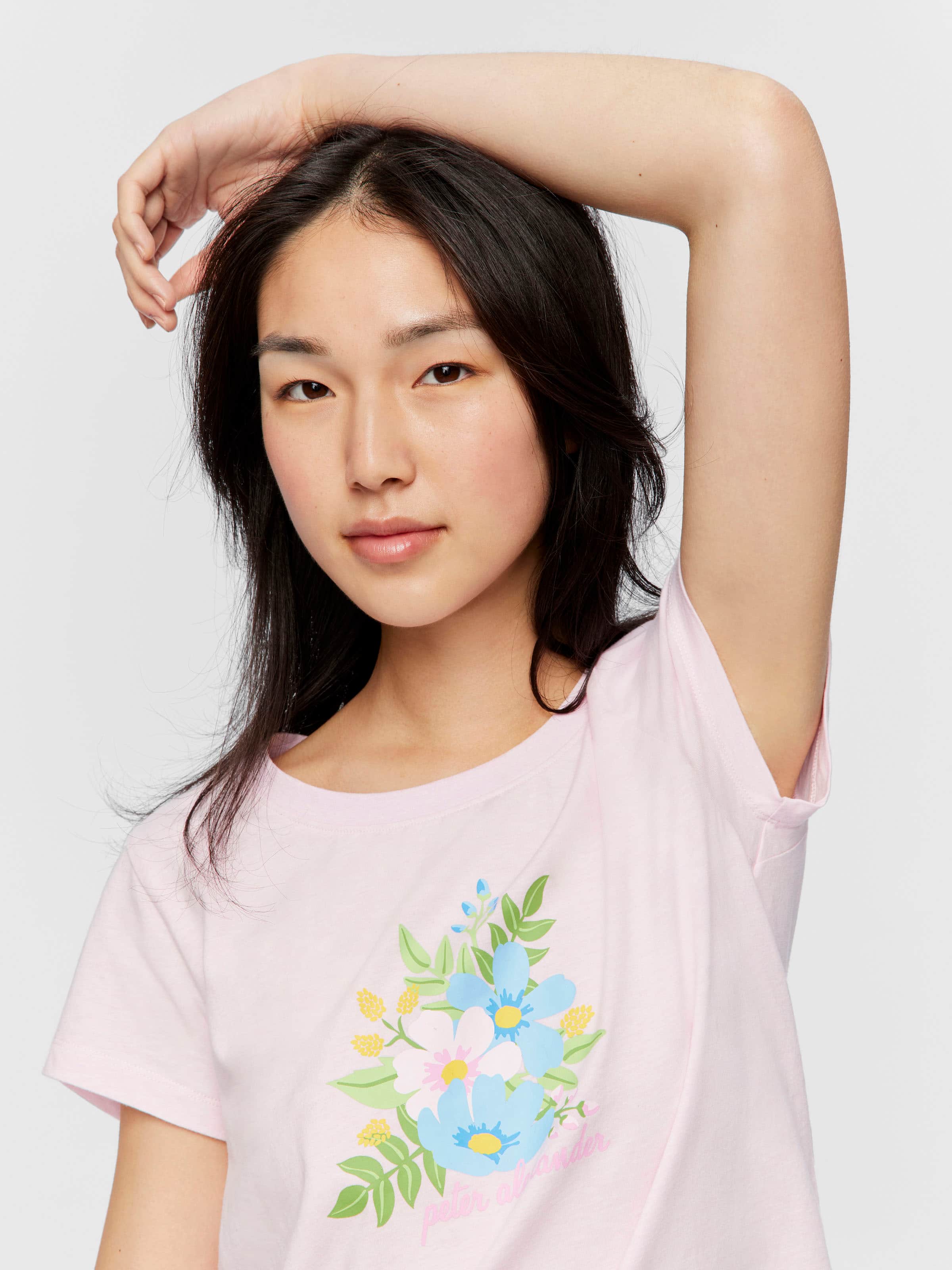 Pink Floral Tee