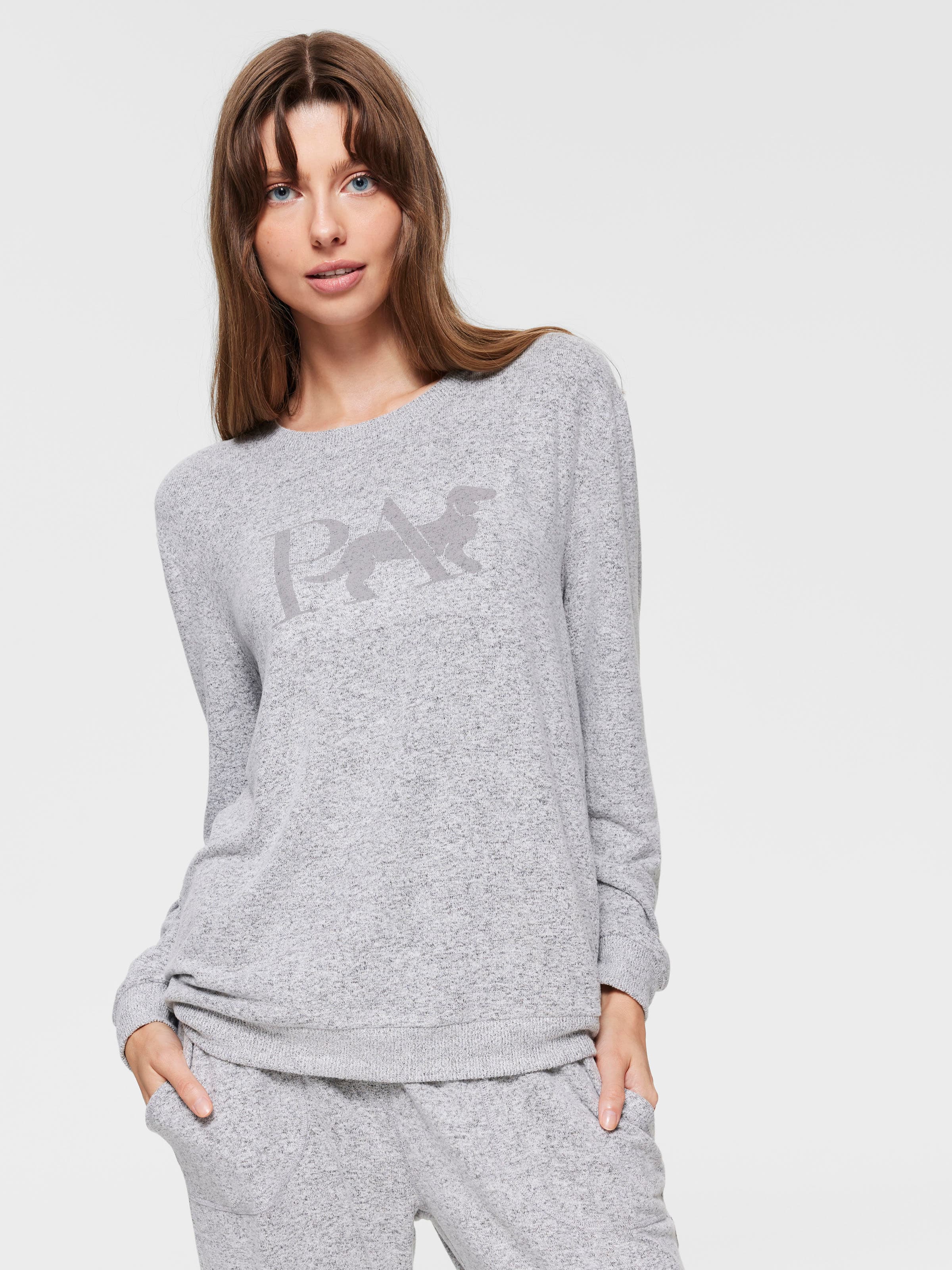 Grey Fuzzy Sweater